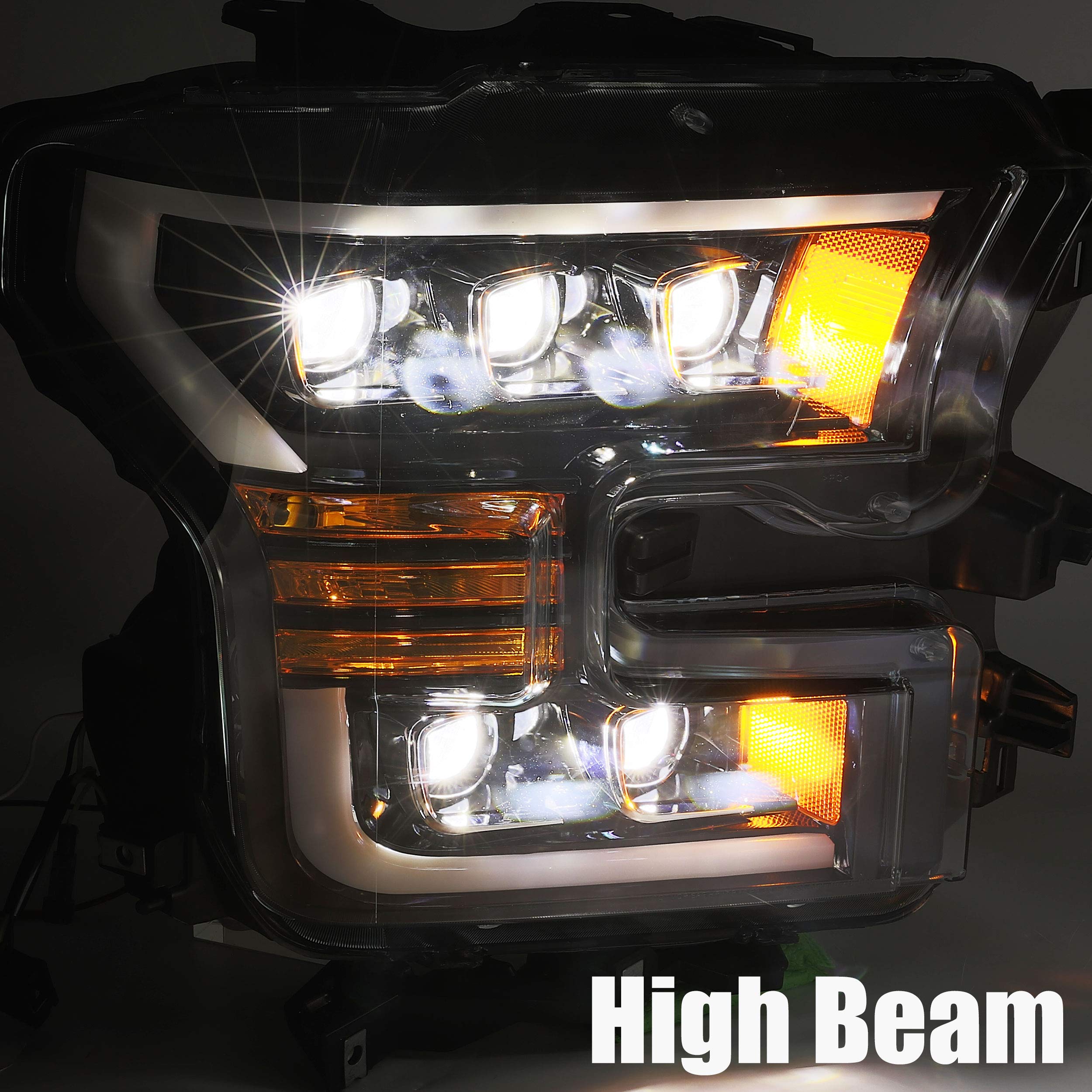 880152 AlphaRex USA Projector Headlamps Fits Ford F-150