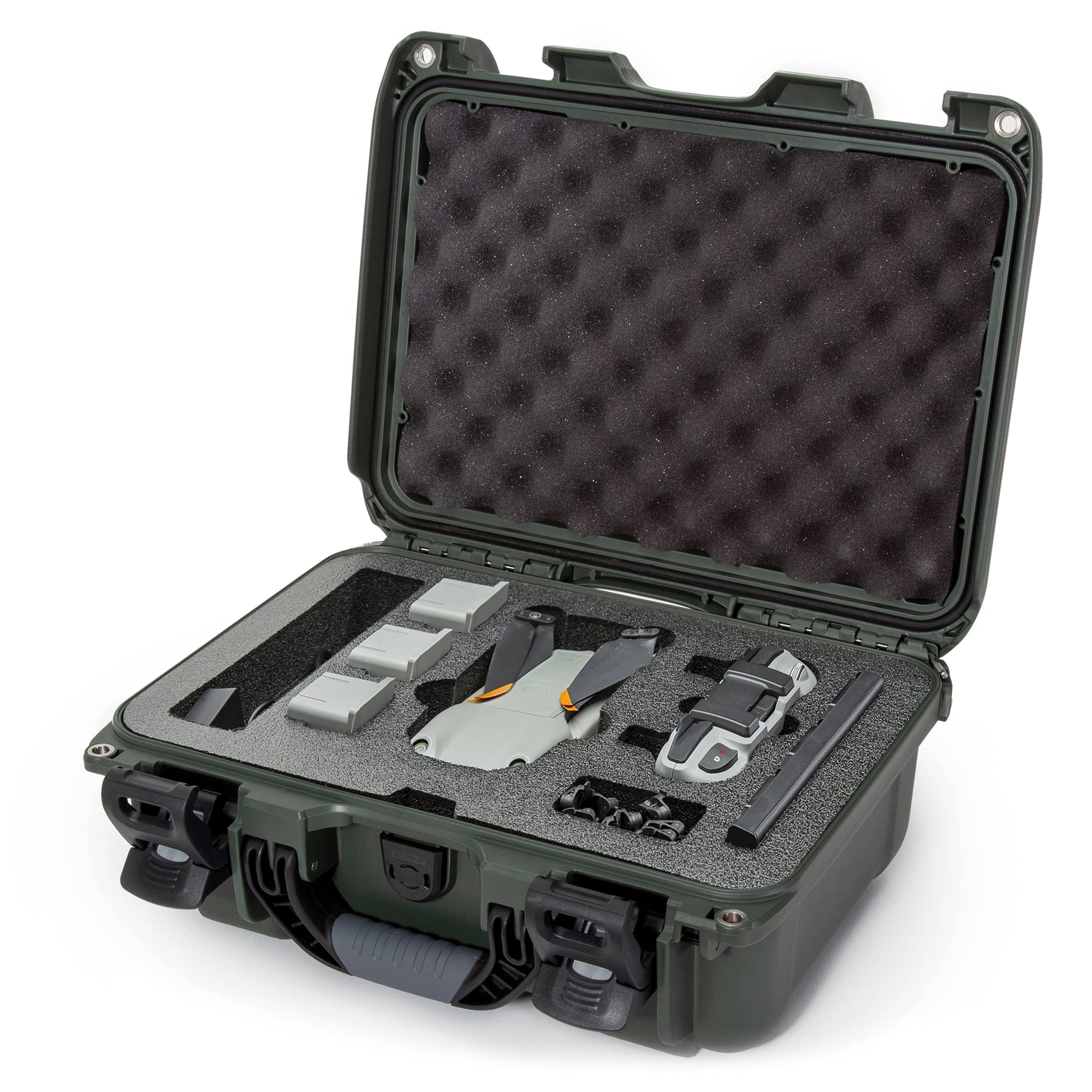 Waterproof Nanuk 915-MAVIA2S6 Hard Case with Foam Insert for DJI Air 2S Fly More Combo - Olive