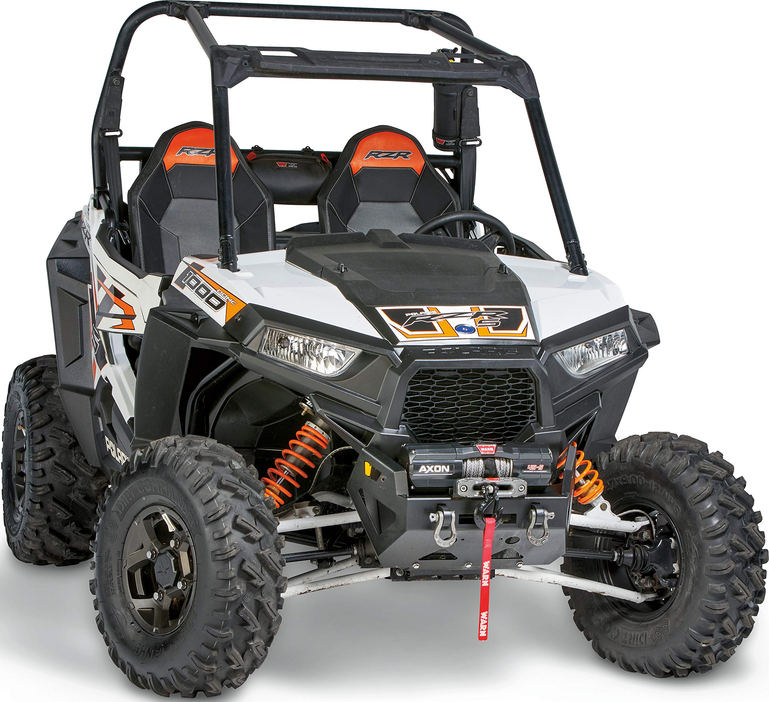 Front UTV Bumper WARN 101702 for Polaris RZR: 900 (2015-19), 1000 (2015-19), XP Turbo (2016-18)