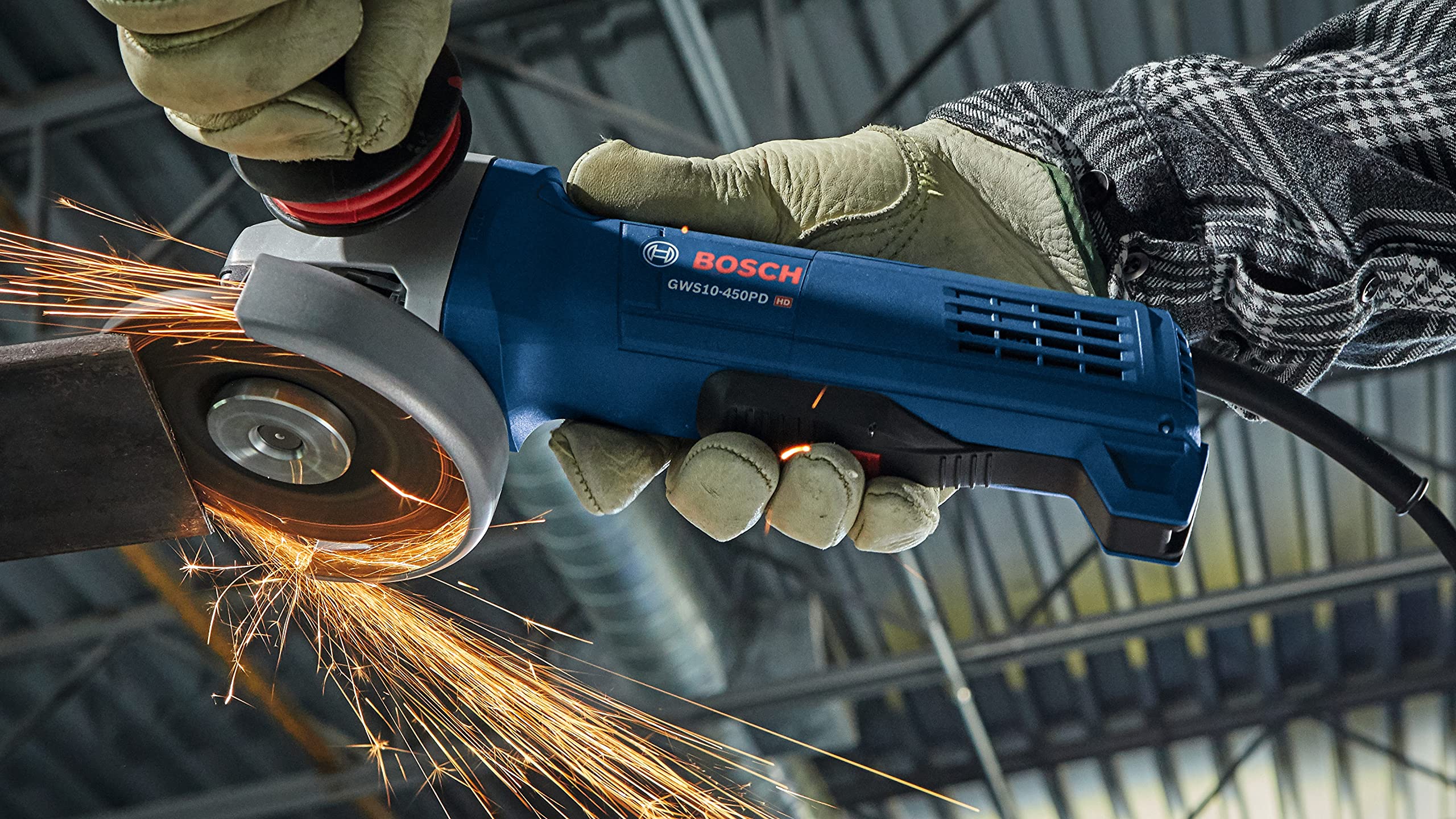 Bosch 4-1/2 In. GWS10-450PD Ergonomic Angle Grinder with No Lock-On Paddle Switch