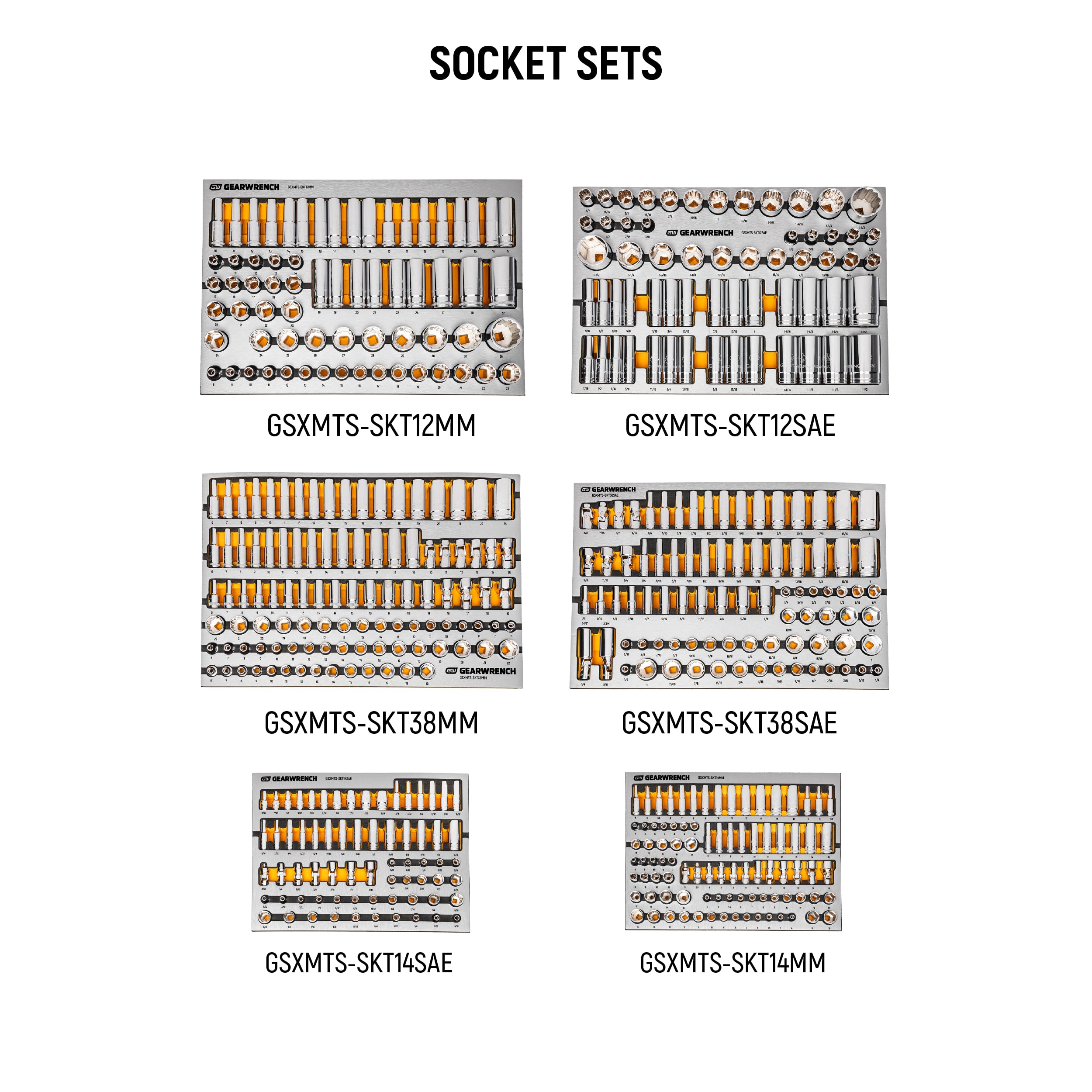 1024 Piece GEARWRENCH Master Mechanics Tool Set in Premium Modular Foam Trays with GSX Mobile Tool Storage | MEGAMOD1024