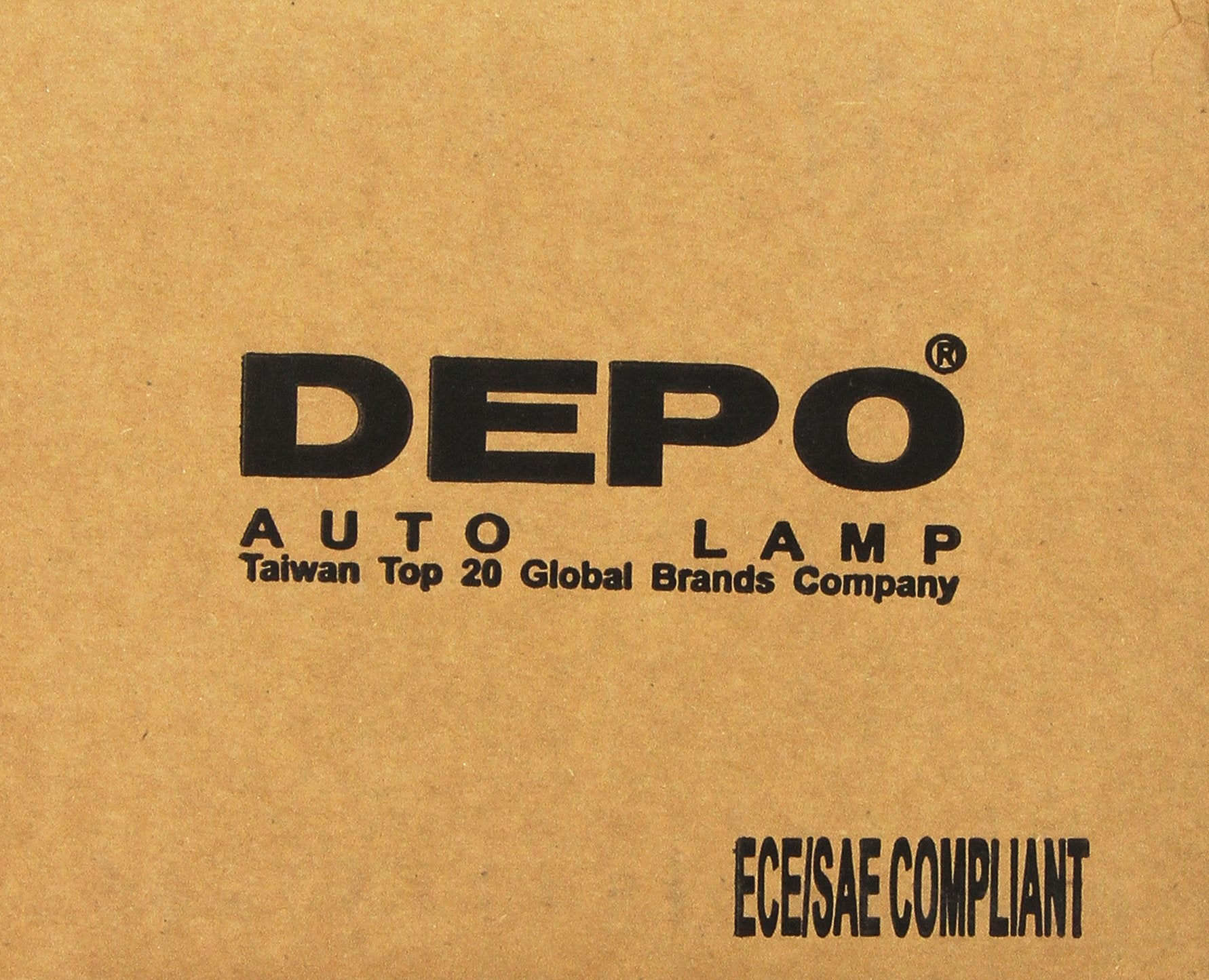 Passenger Side DEPO 333-2016R-AS Replacement Fog Light Assembly