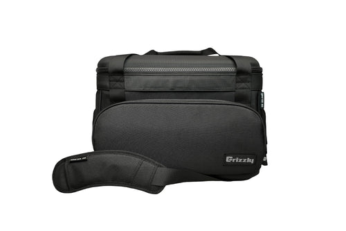 Drifter Grizzly 20 Soft Sided Cooler | 20 qt Flip-Top Cooler Bag | Ice Chest for Beach Boat Camping Fishing Hiking Hunting Picnic | Lightweight Portable Insulated Waterproof | Blackout