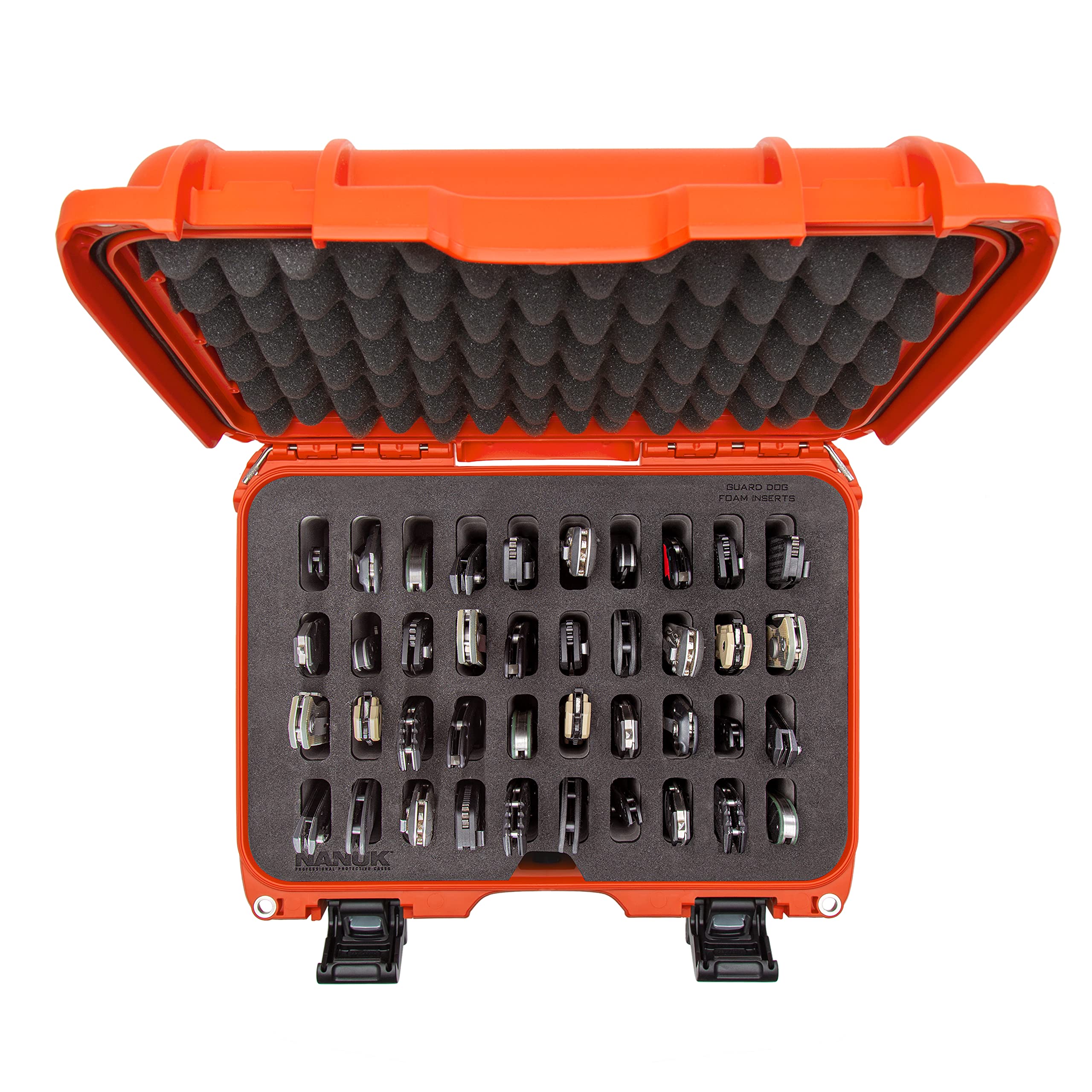 Orange Nanuk Case w/Foam Insert for 40 Knives 915-40KNI3
