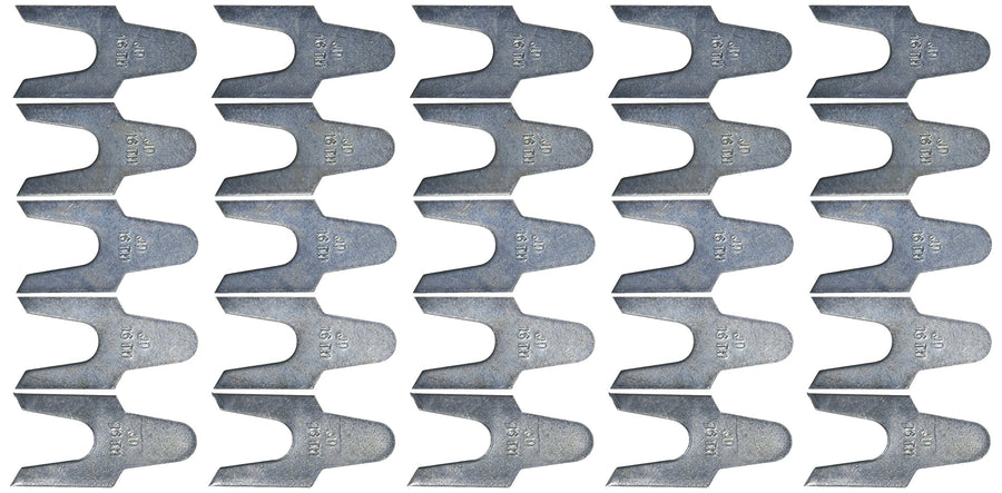 37102 Specialty Products Company 1/16" Duo Fit Shim, (Pack of 25)