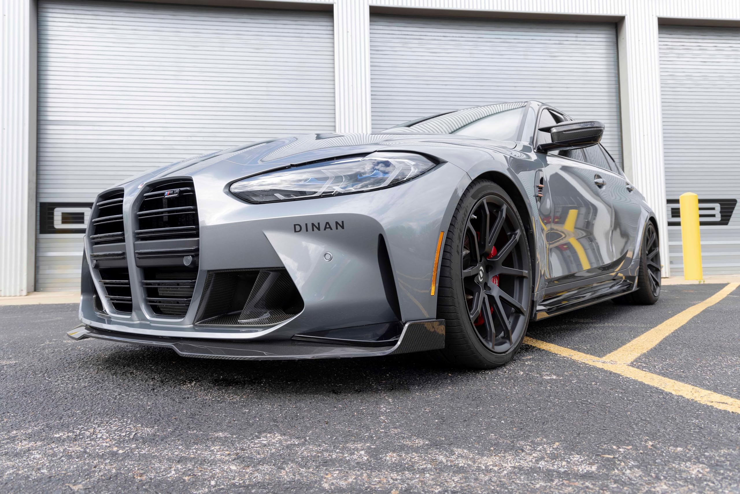 Dinan Performance Front Lip D980-0029 - Gloss Twill Carbon Fiber
