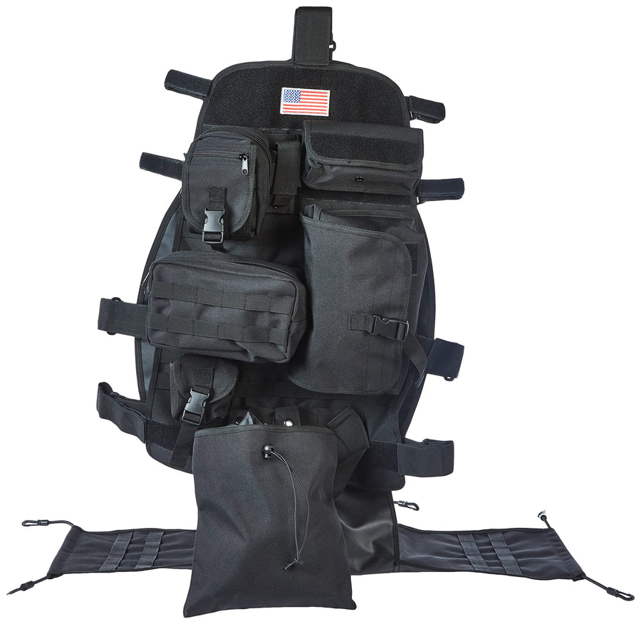 Rugged Ridge Seat Cover, 13236.01 Front, Cargo, Black; 76-Current Jeep CJ/Wrangler/Gladiator