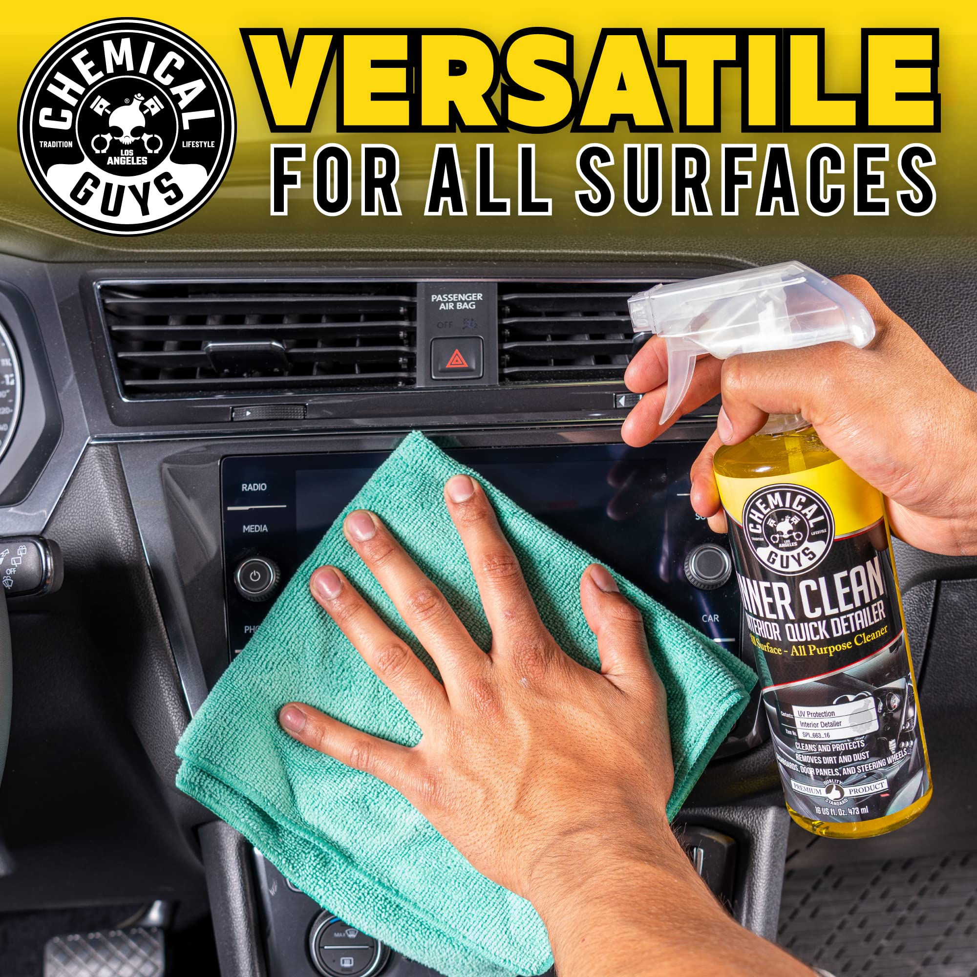 Chemical Guys InnerClean SPI_663 Interior Quick Detailer and Protectant, 1 Gal