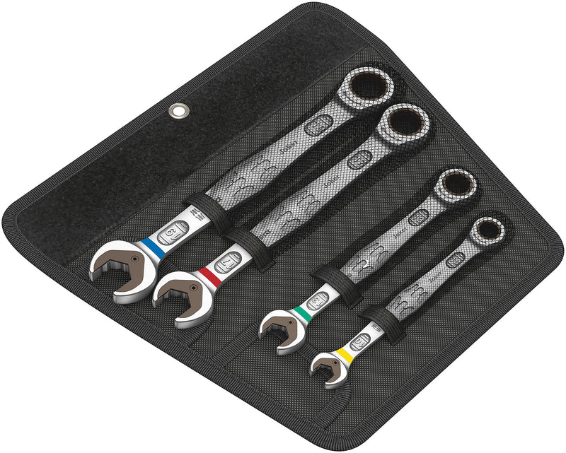 Wera 4pc Joker Metric Ratcheting Combination Wrench Set