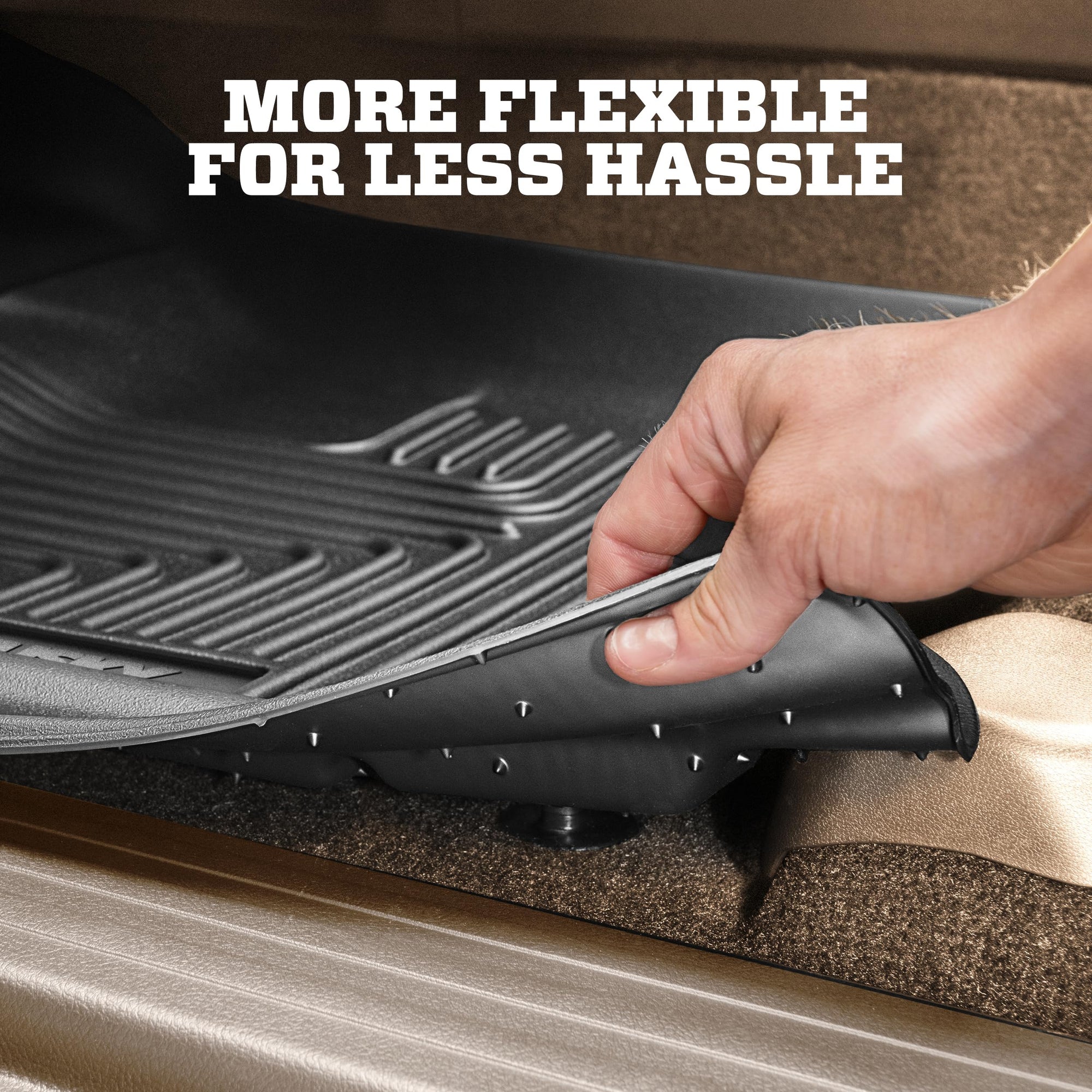 Weatherbeater Husky Liners Floor Mats | Fits 2025-2026 Genesis GV80 | Front Row, 2-pc Black - 18961