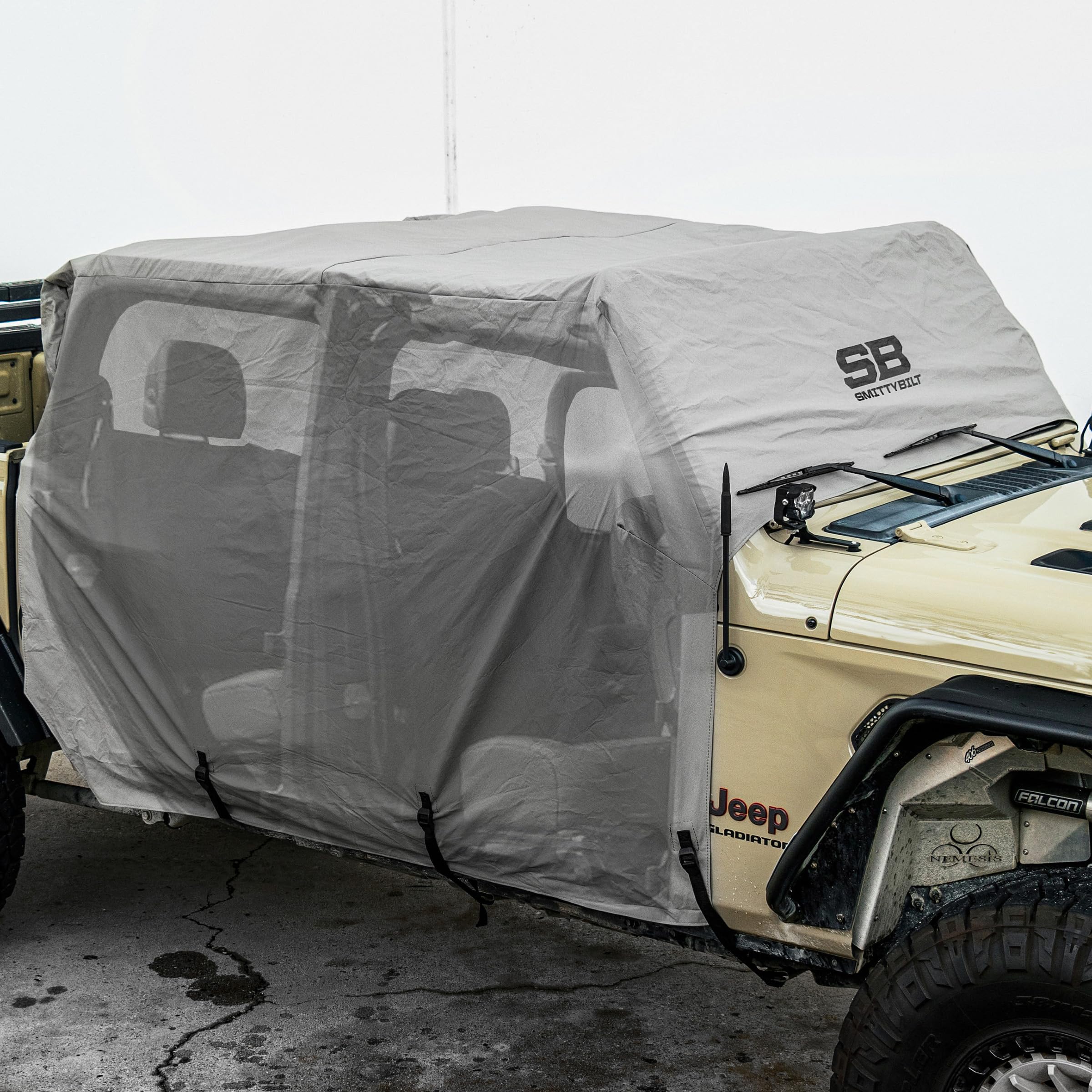 JT WATER RESISTANT CAB COVER W DOOR FLAP - SmittyBilt SB1081