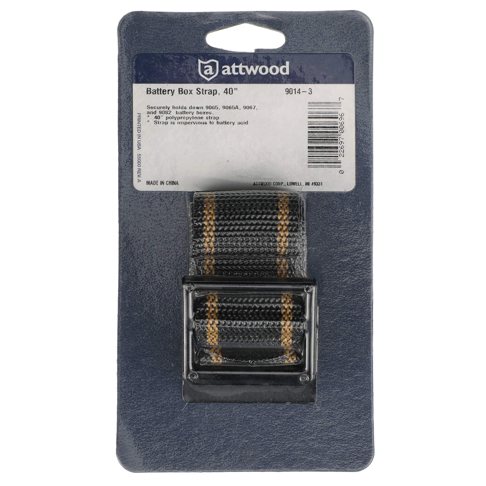 Medium Attwood Battery Box Hold-Down Strap (40-Inch)