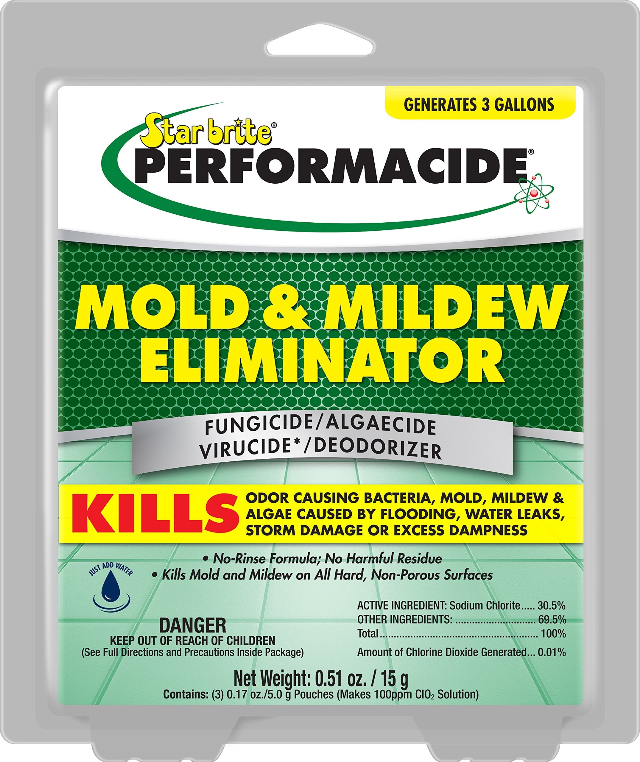 Mold and Mildew Eliminator Performacide 122003, Gallon Refill