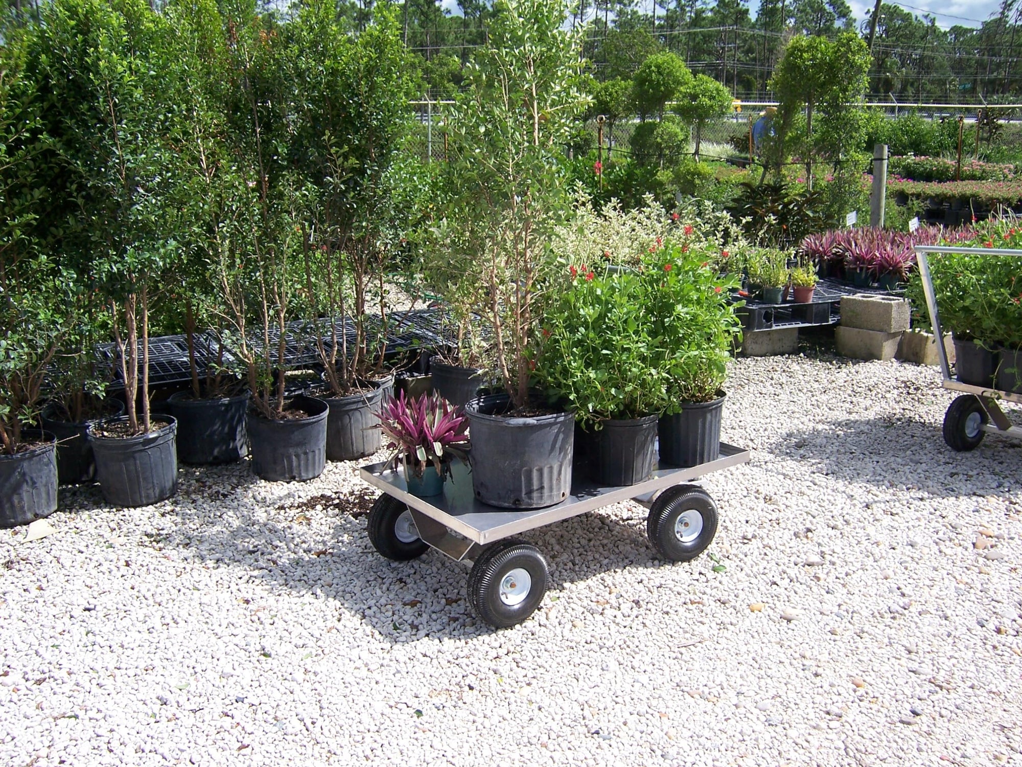 Commercial Grade Aluminum Pull Wagon-Lightweight-No Rust-Made in USA