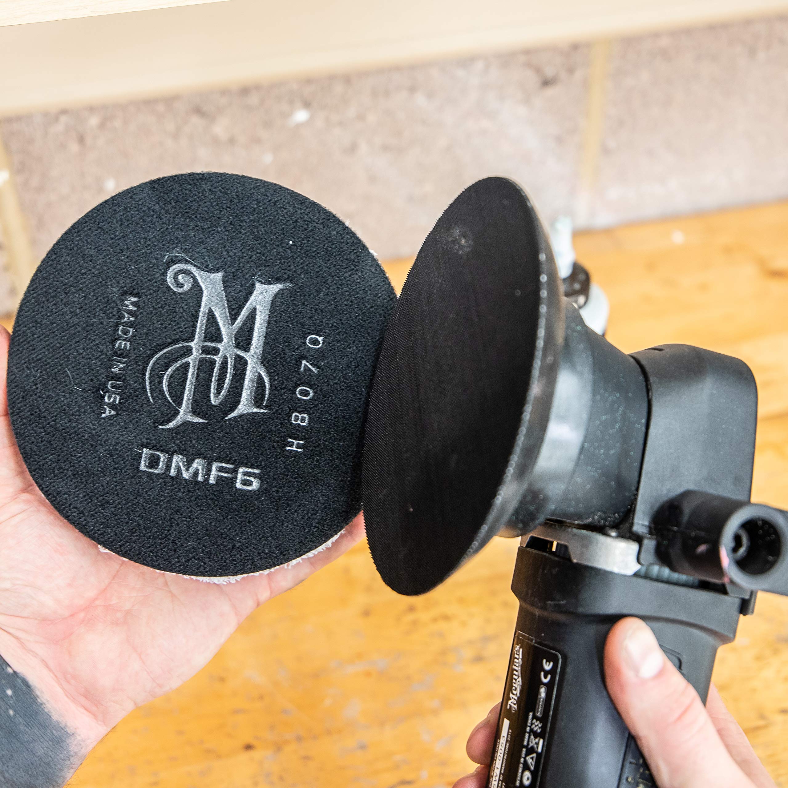 6 Inch Meguiar's Soft Buff DA Backing Plate DBP6 - Backing Plate, Hook and Loop for Machine Polishing with Foam and Microfiber Discs, Professional DA Polisher Backing Plate, 1 Backing Plate