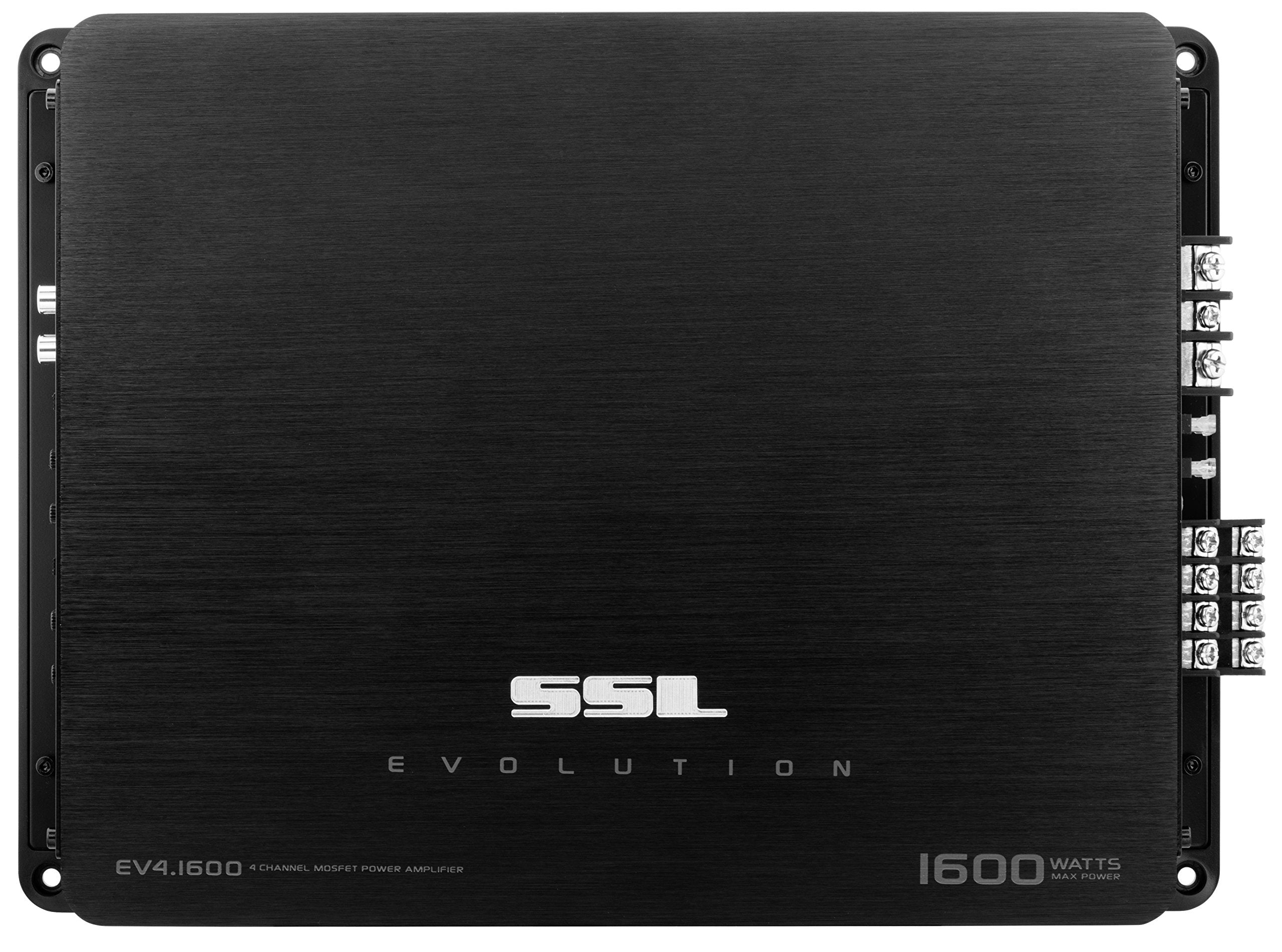 4 Channel Sound Storm Laboratories EV4.1600 Car Audio Amplifier - 1600 High Output, High/Low Level Inputs, Hook Up to Subwoofer for Bass