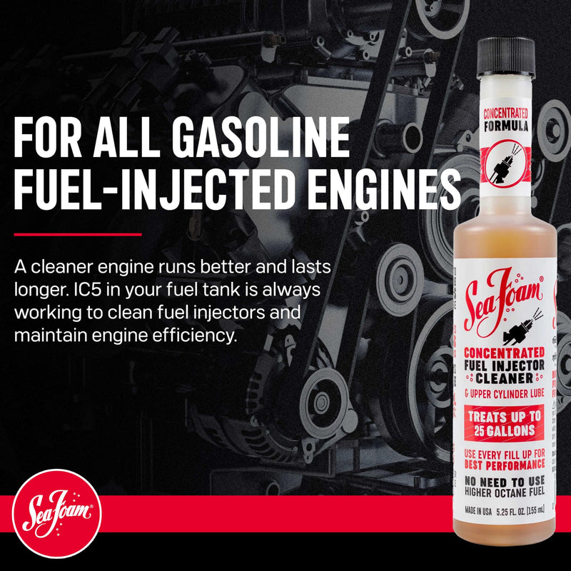 IC5 Sea Foam Fuel Injector Cleaner for Gas Engines, 5.25 oz