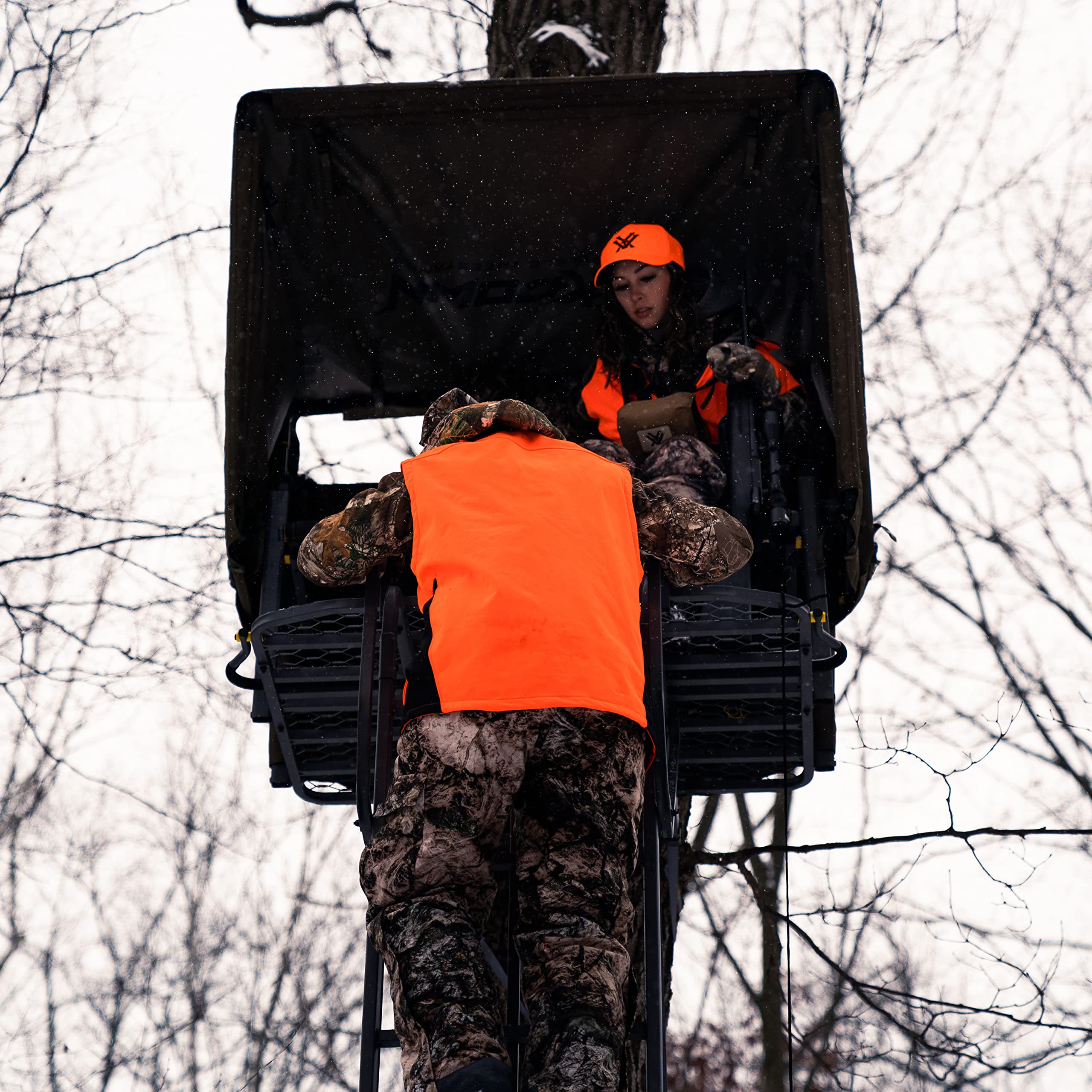 Lockdown™ 2-Man Rivers Edge® Concealment Kit, Ladder Stand Concealment, Durable, Solution-Dyed, Fade Resistant, Easy Attachment, for Use with Lockdown™ Ladder Stands, LD702