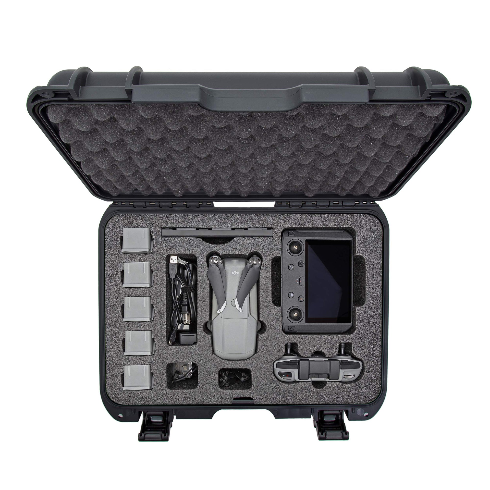 Nanuk Waterproof Hard Case 925 with Foam Insert for DJI Mavic Air 2 + Smart Controller - Black (925-MAVIA21)