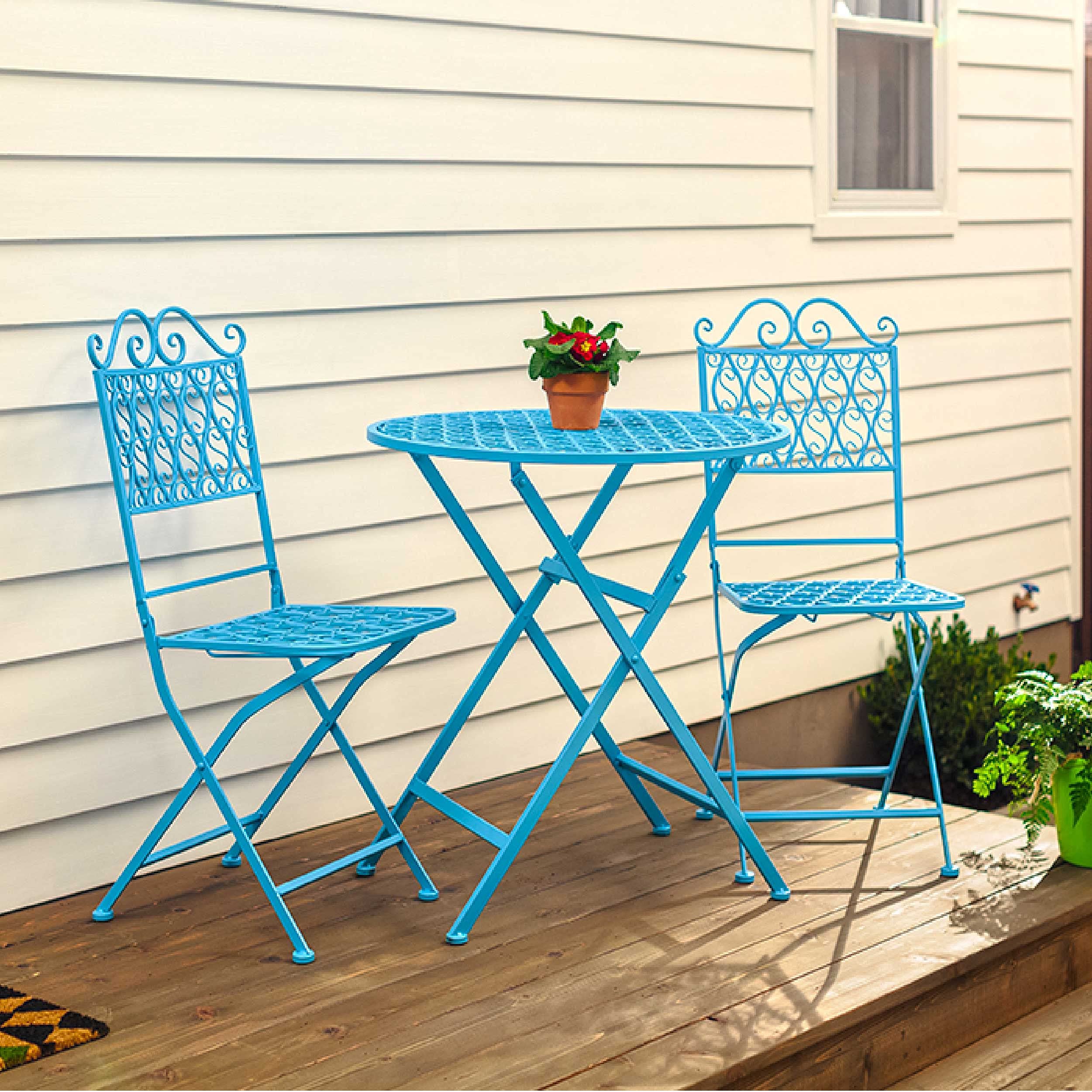 Krylon K05565007 Spray Paint and Primer COLORmaxx for Indoor/Outdoor Use, Satin Island Splash Blue, 12 oz