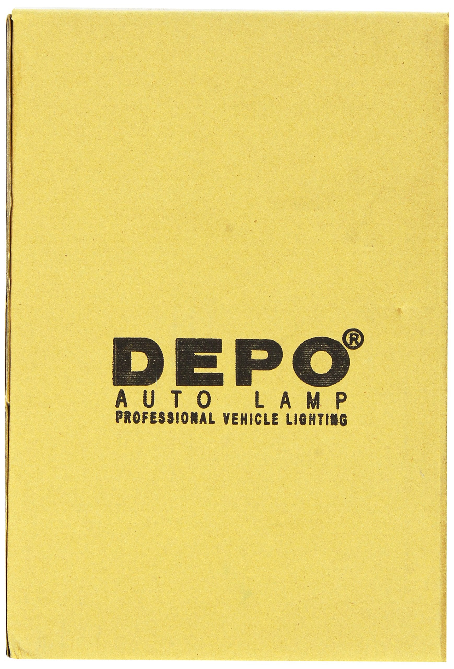 Replacement DEPO P-H001H Driver Side Headlight Assembly