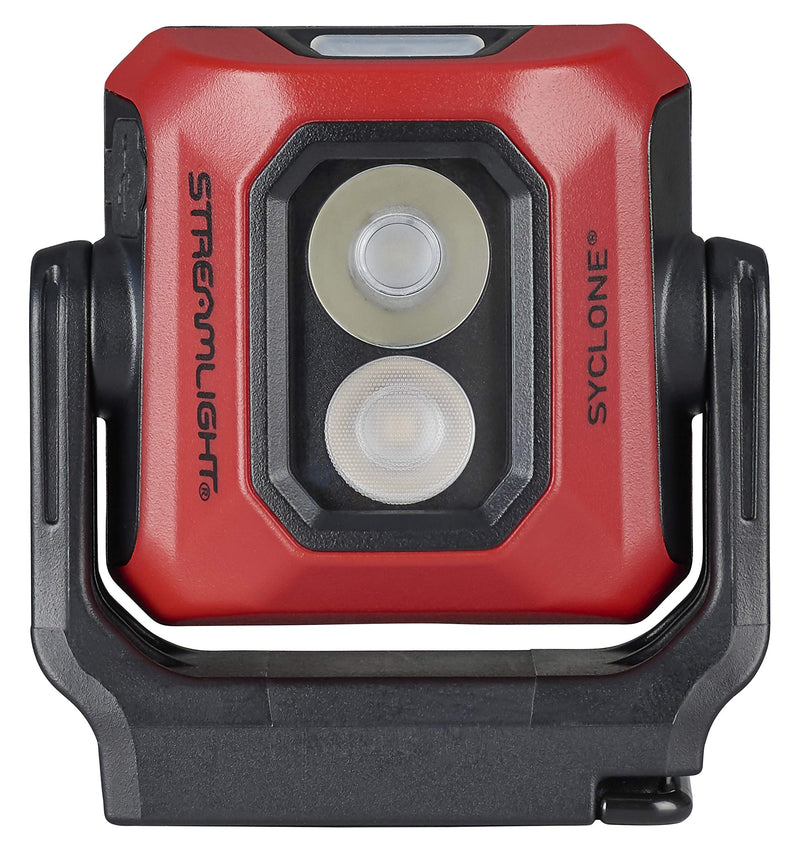 Streamlight Syclone 61510 400-Lumen USB Rechargeable Multi-Function Compact Work Light, Red
