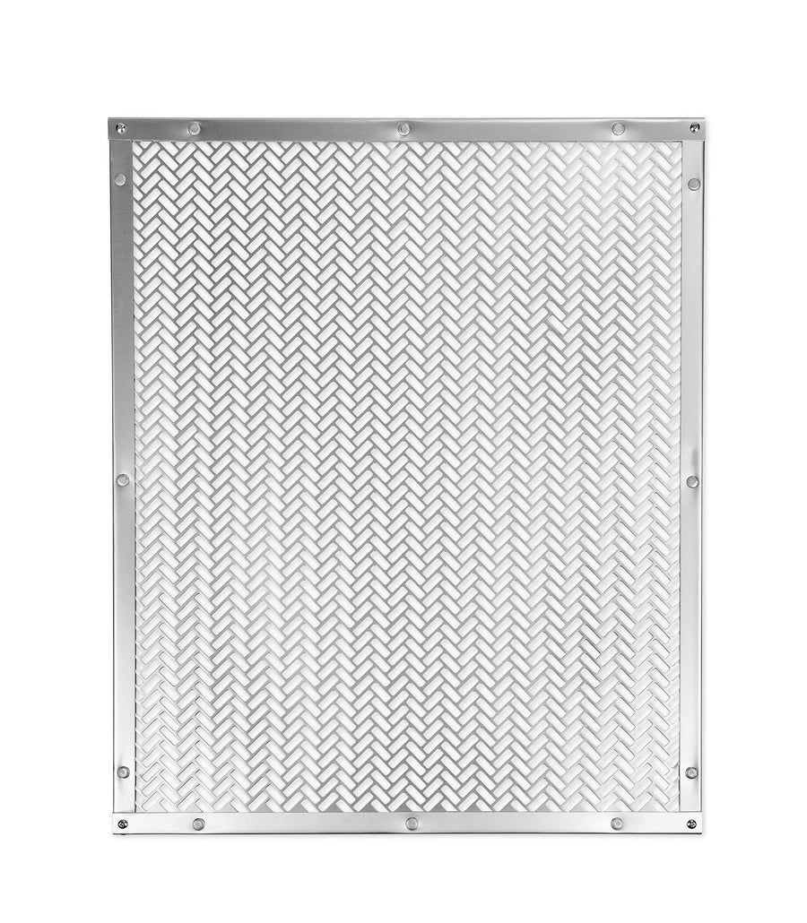 Camco Lower Premium RV Screen Door Grille | Protects Screen Door Mesh from Damage & Crafted of Heavy-Duty Aluminum | Adjusts from 20” to 29” & Measures 24-1/4” (L) x 20-1/4” (W) (43995)