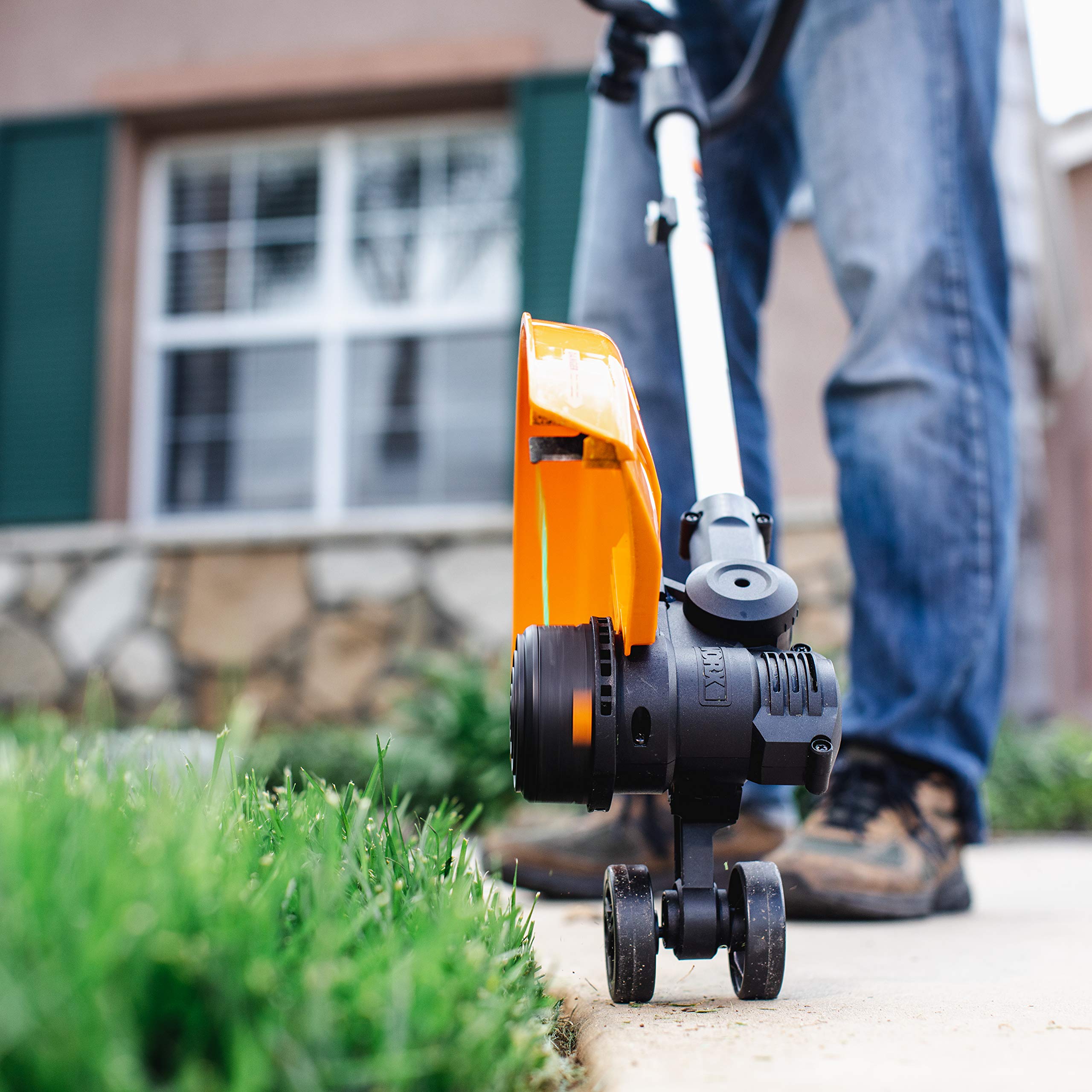 Worx Cordless String Trimmer, Edger 40V Power Share Weed Trimmer 13" (2 Batteries & Charger Included) WG184