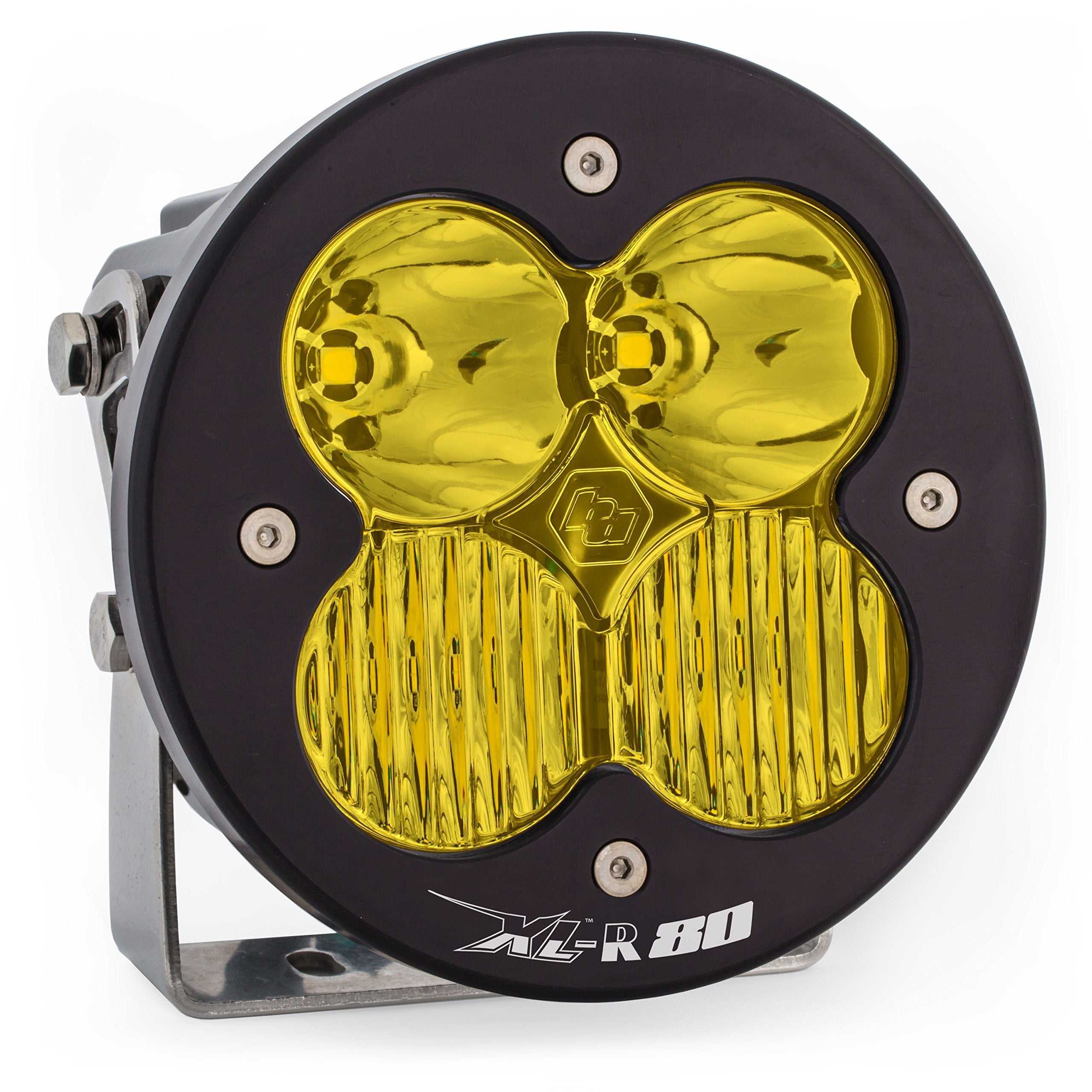 Baja Designs XL-R LED Light Pod 80 for Jeeps, Off Road 4x4, Trucks, UTV (Driving/Combo; Amber)