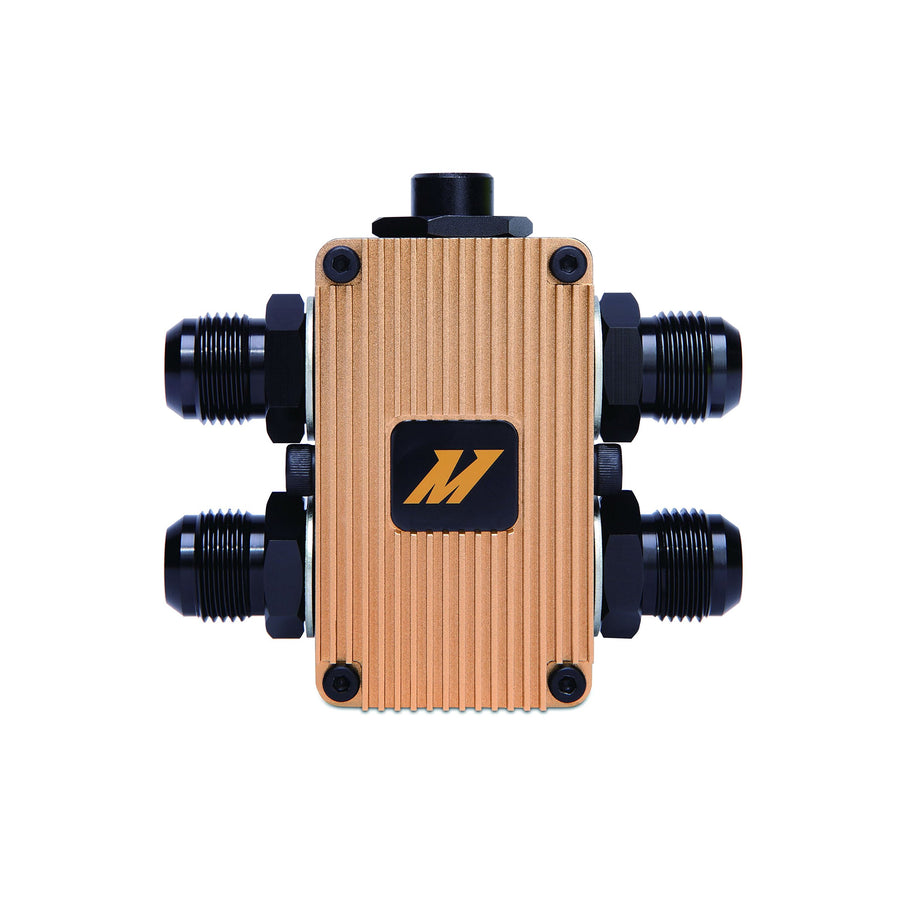 Mishimoto In-Line MMOP-EXTFC Oil Thermostat, Black & Gold