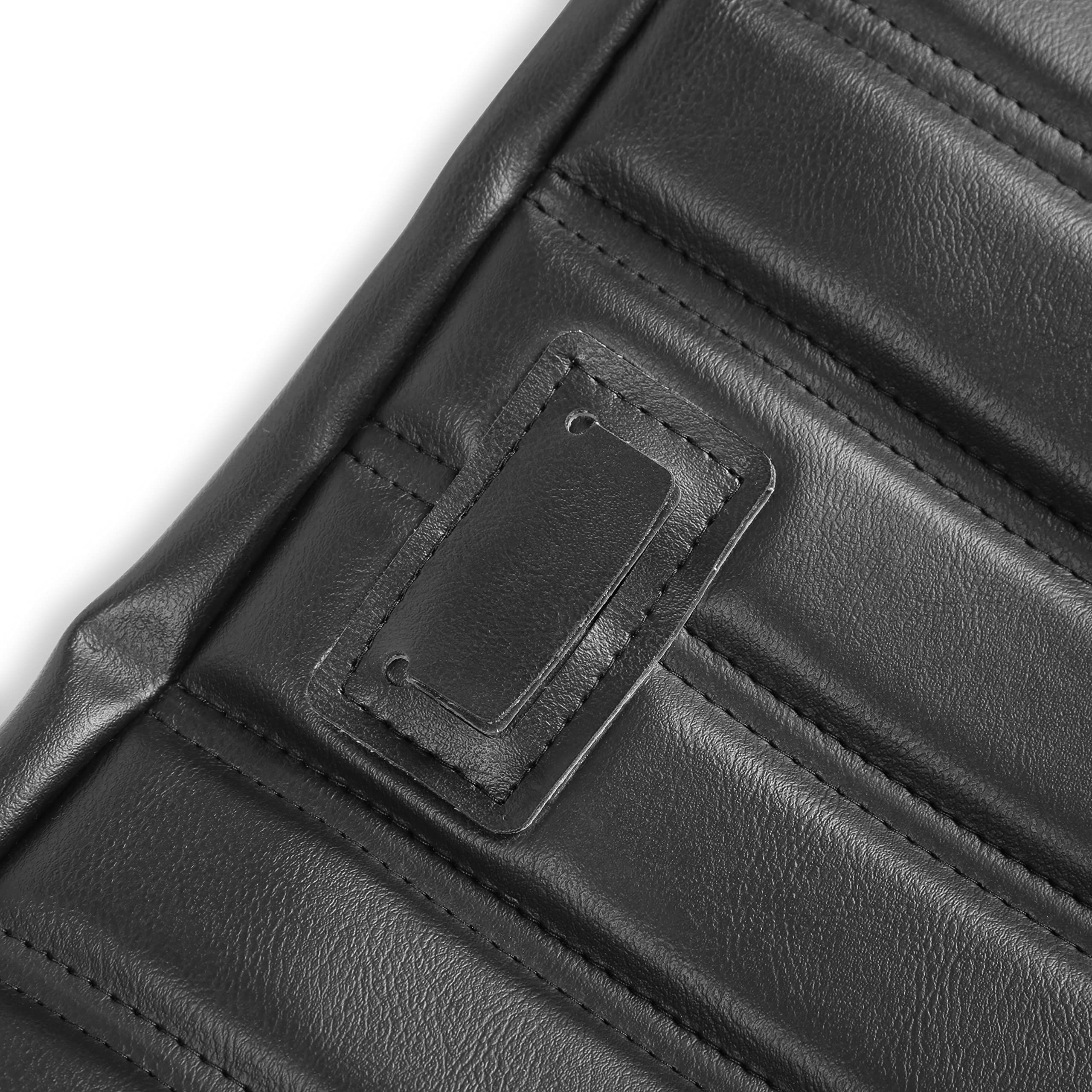 Brothers 05-300 C/K Seat Upholstery Kit - Full Pleat Vinyl - Black