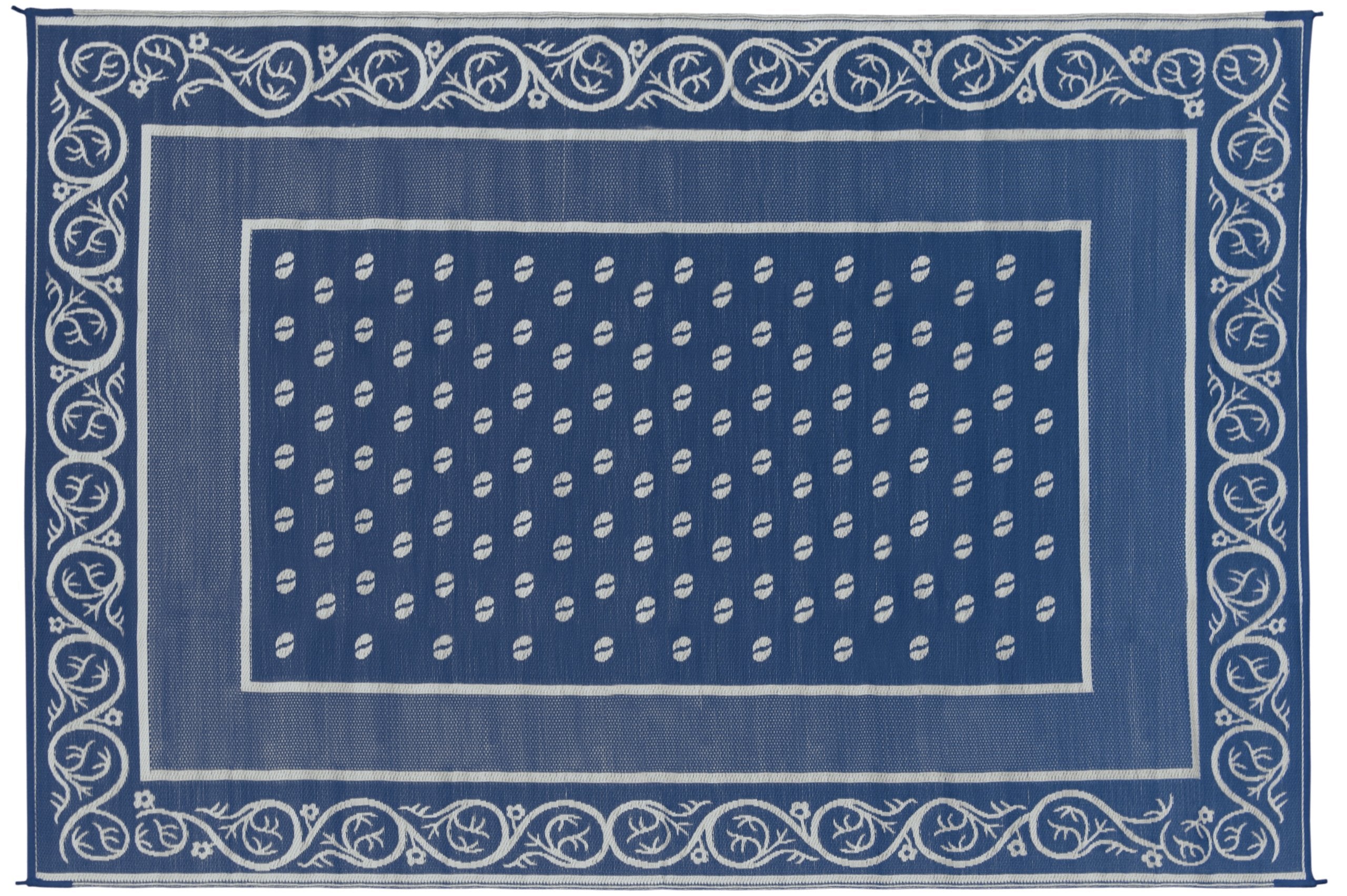 9 by 12-Feet Faulkner Vineyard Blue Multi-Purpose Mat
