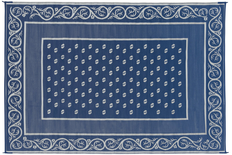 9 by 12-Feet Faulkner Vineyard Blue Multi-Purpose Mat