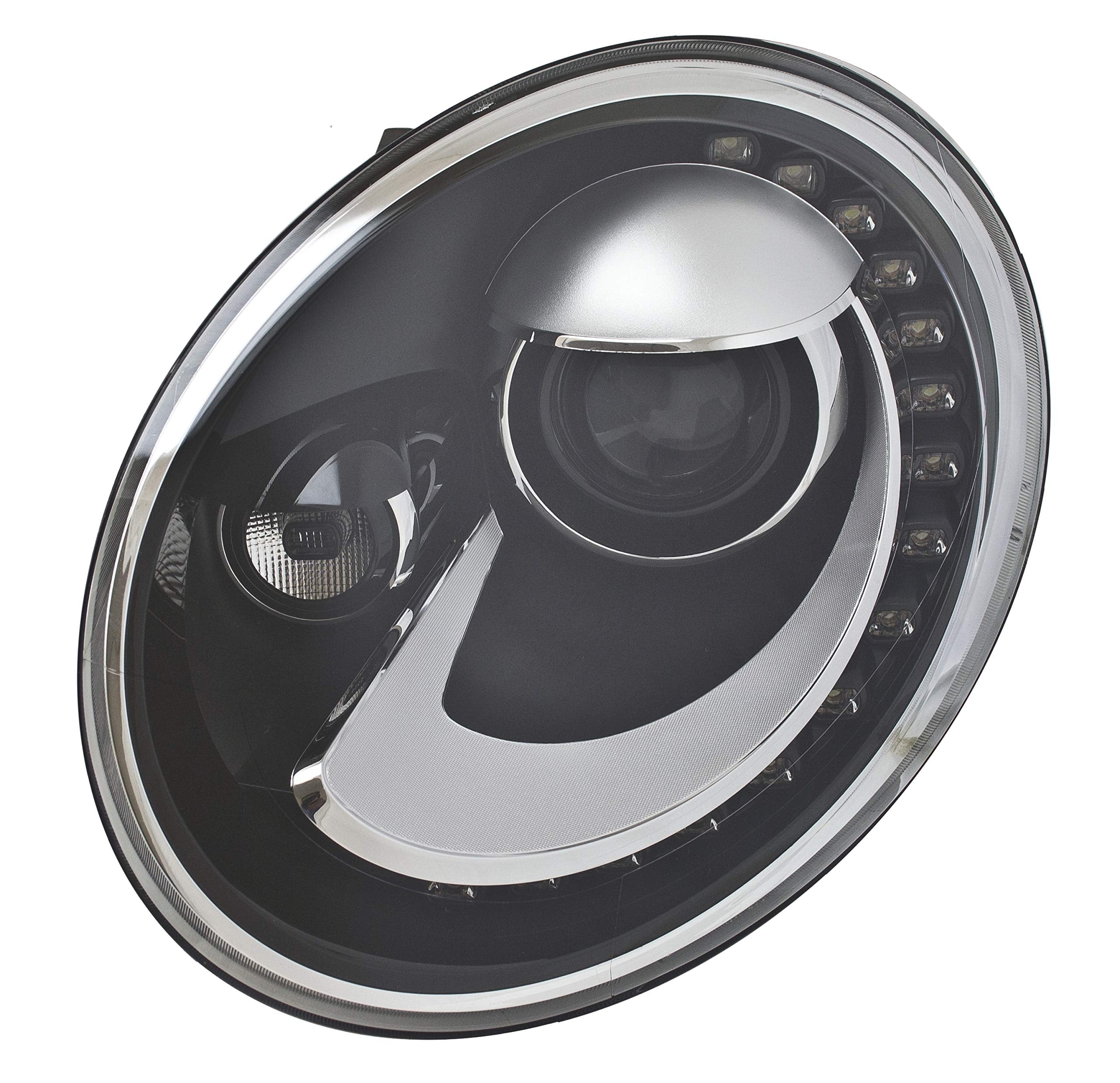 Bi-Xenon Headlight Assembly HELLA 010793751, VW Beetle (5C1, 5C2, 5C7, 5C8), Driver's Side