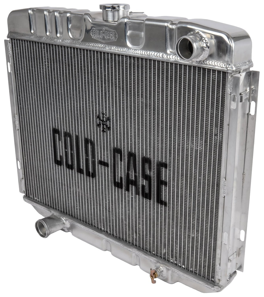24in COLD - CASE Radiators Mustang BB 67-70 MT, silver (FOM588)