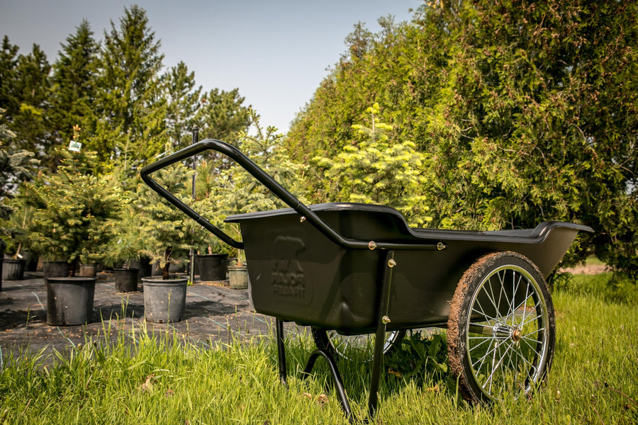 Heavy-Duty Polar Trailer Utility Cart – 10 Cu. Ft, 400 lb Capacity, Flat-Free Wheels for Ice Fishing, Firewood & Outdoor Hauling