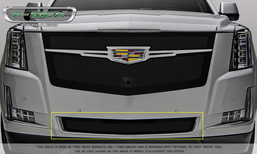 2015 Escalade T-Rex Grilles Upper Class Bumper Grille, Black, 1 Pc, Replacement - PN #52183