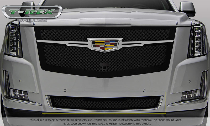 2015 Escalade T-Rex Grilles Upper Class Bumper Grille, Black, 1 Pc, Replacement - PN #52183