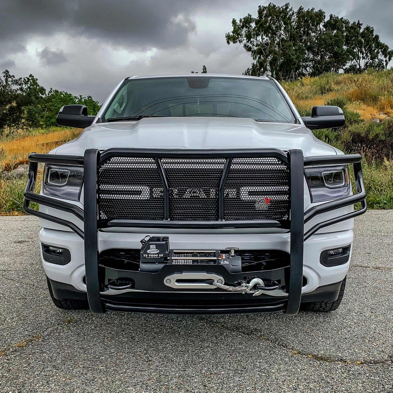 HDX 1-Piece Winch Mount Grille Guard Westin fits 2019-2026 Ram 1500 (Exc Classic) (Exc Rebel, Warlock & TRX)