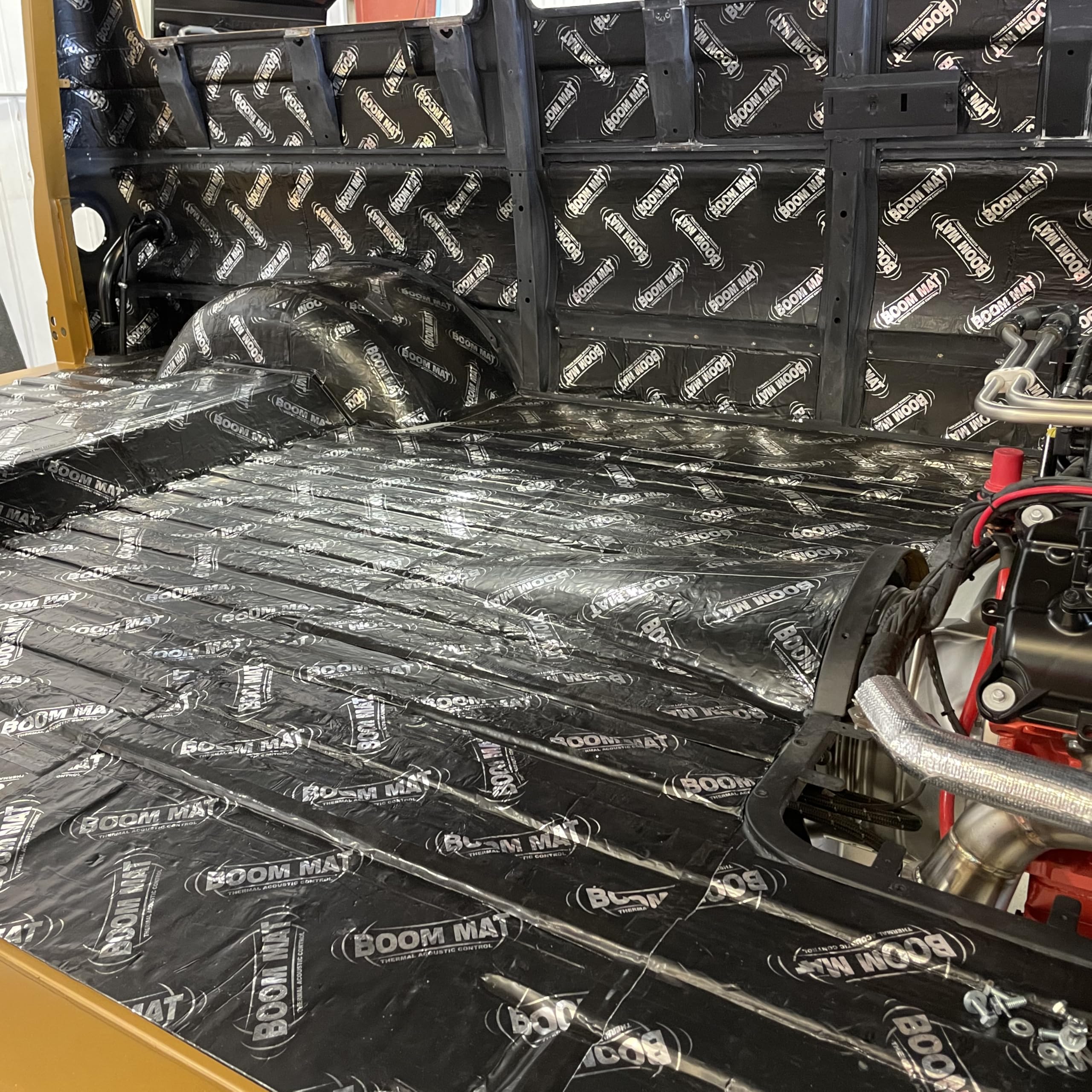 Boom Mat XL Design Engineering Deadening Material | 4mm 12.5" x 24" (5 Sheets) | 050222