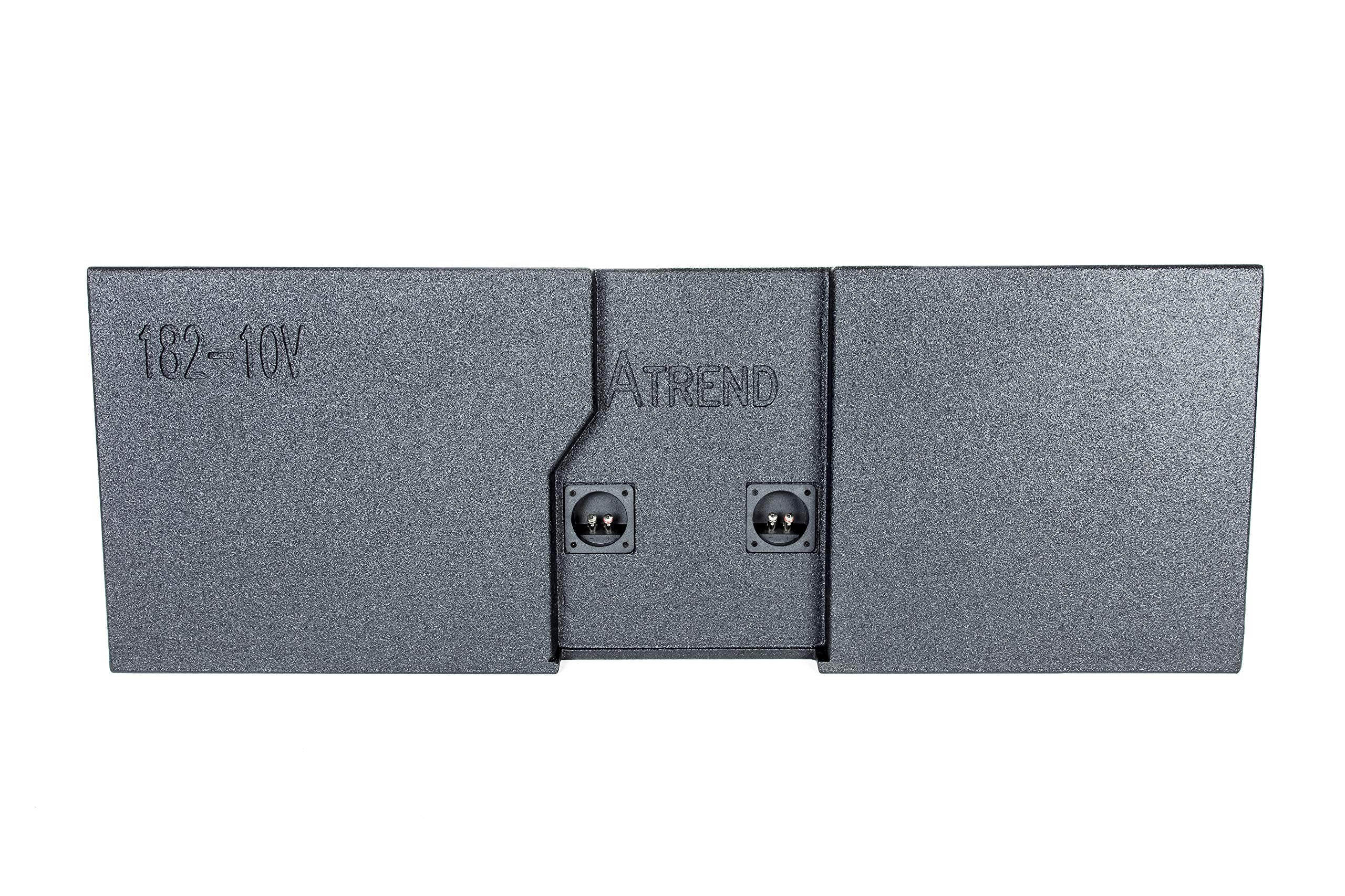 Atrend Bbox Dual 10” A181-10V Vented Subwoofer Enclosure Fits 2007-2018 Chevrolet/GMC Silverado/Sierra Crew Cab