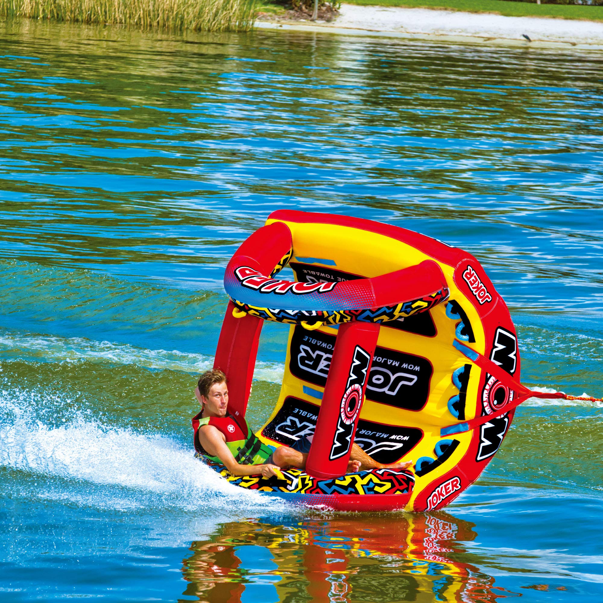 Joker WOW Sports Towable Tube for Boating - 1 to 3 Person Towable - Standing Tubes for Boating