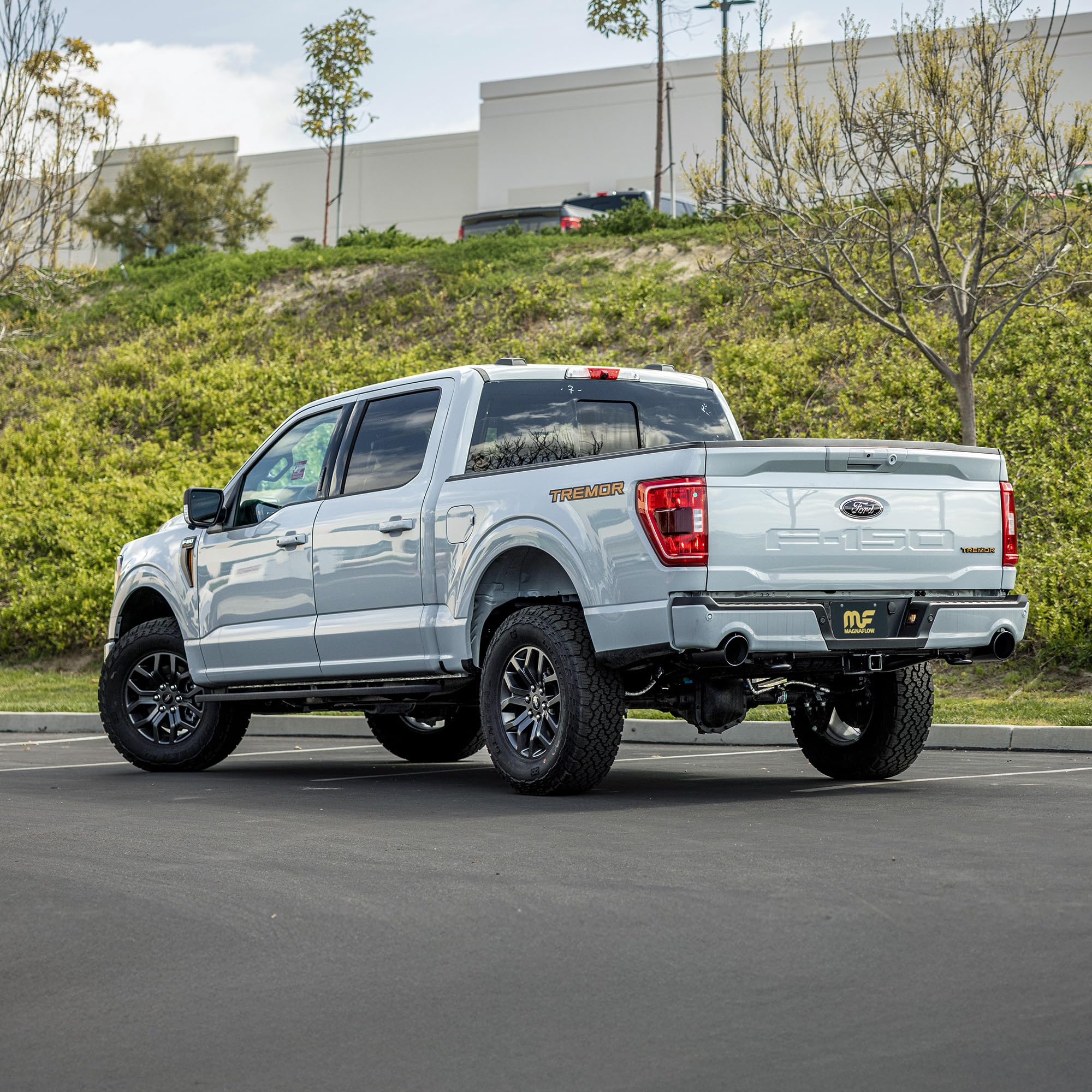 MagnaFlow Performance Exhaust System Cat-Back, 19584 NEO Series, Compatible with 2021-2024 Ford F-150 Tremor, Dual Split Rear Exit Style
