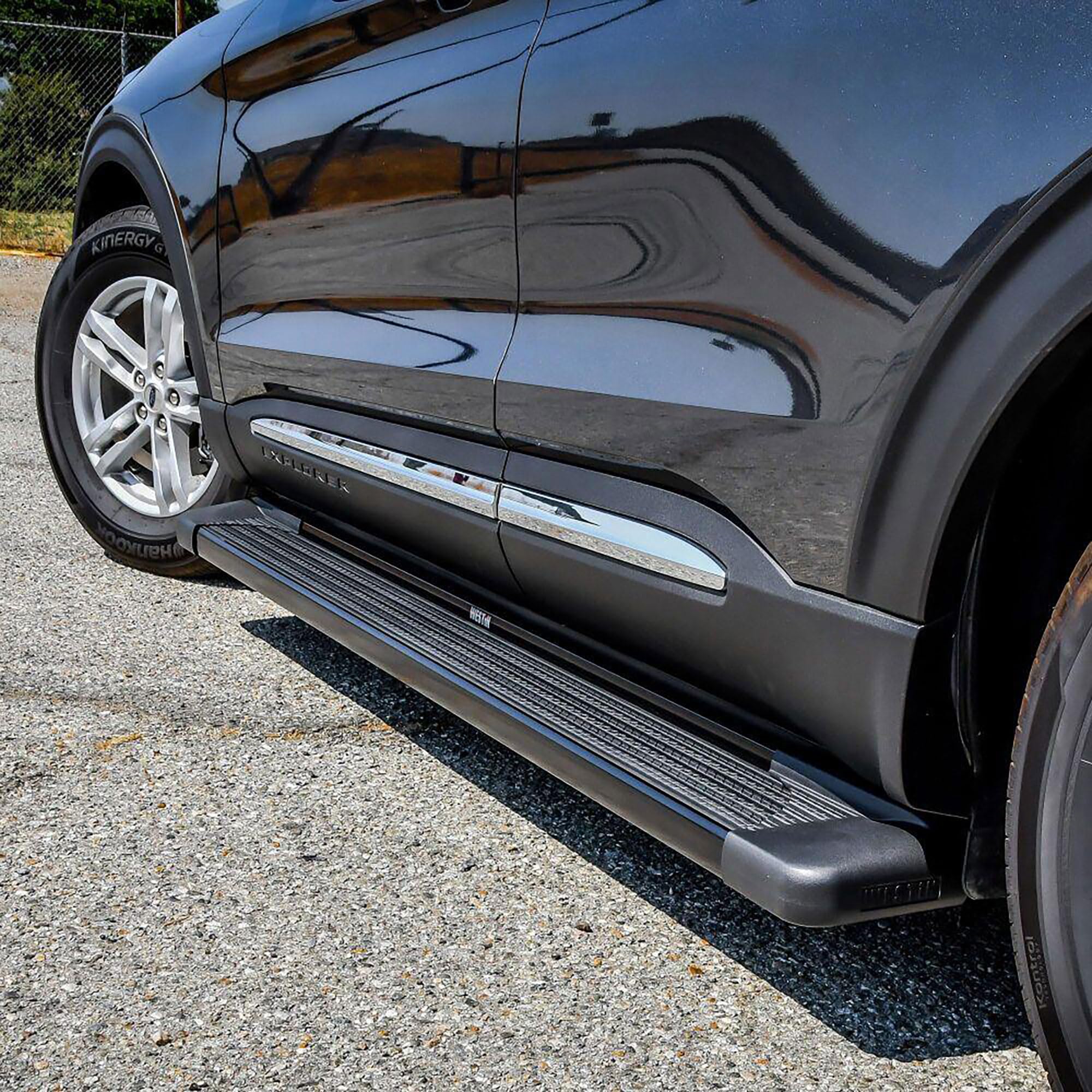 27-64735 Westin SG6 Running Boards Aluminum Black Pair 79 in (Required Mounting Kit Sold Separately)