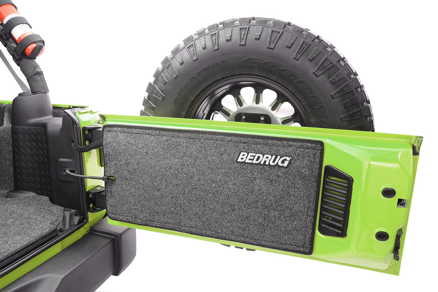 Tailgate Mat Bedrug | 2007 - 2018 Jeep Wrangler, JK,JKU, 2 dr./4 dr., Charcoal Grey, 1 pc. | BRJKTG