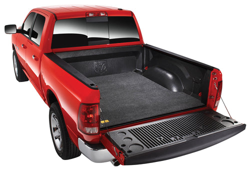 BedRug Bedmat | Fits 2009 - 2018 Dodge Ram, 2019 - 2025 Ram (Classic Body) w/o Rambox, 67.4 Bed, Models w/ Drop-In Liners | Charcoal Grey, BMT09CCD