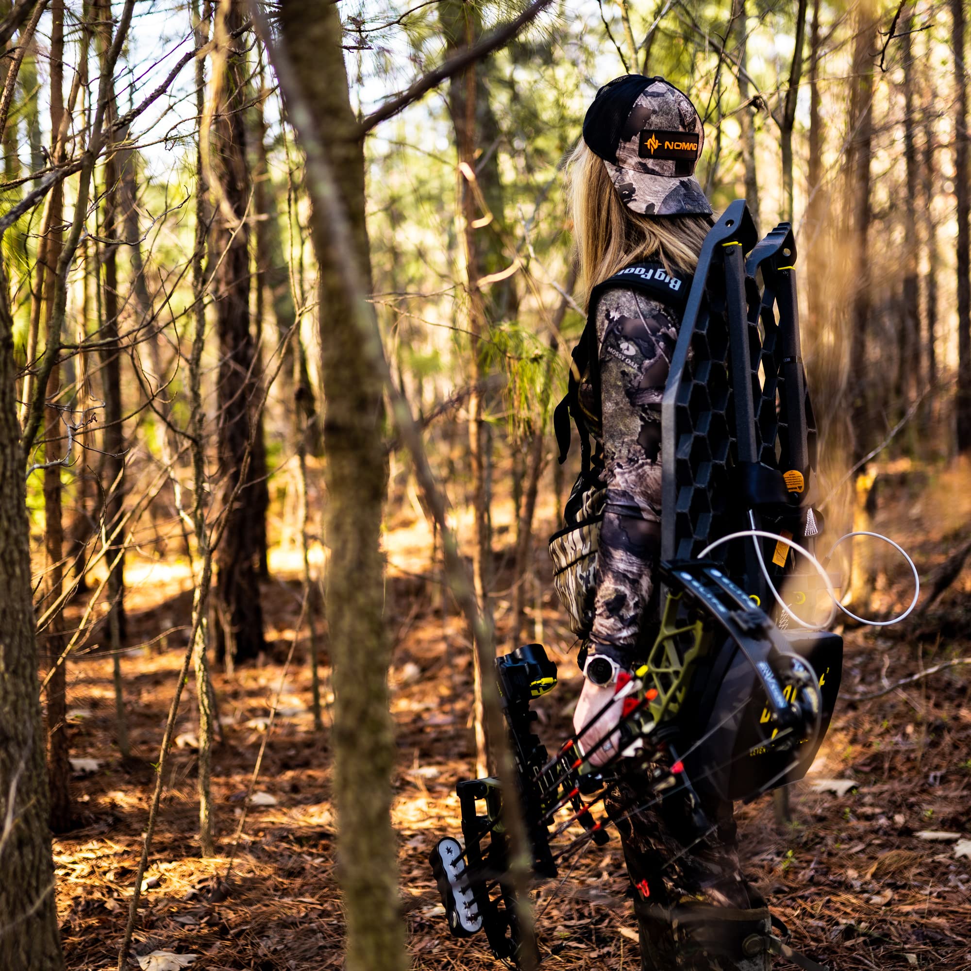 Universal Backpack Straps Rivers Edge® , Fits All Hang-On Treestands, Extra-Wide Padded Shoulder Straps, Fully-Adjustable, RE782