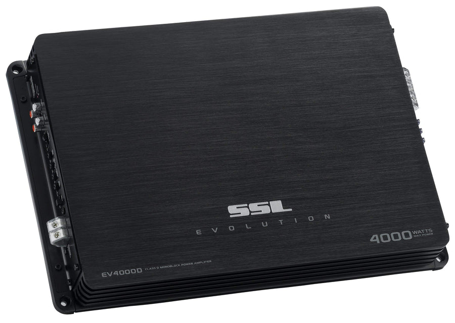 Sound Storm EV4000D Laboratories Class D Monoblock Car Audio Amplifier – 4000 High Output, 1 Ohm, Low Pass Crossover, Hook Up to Subwoofer for Bass
