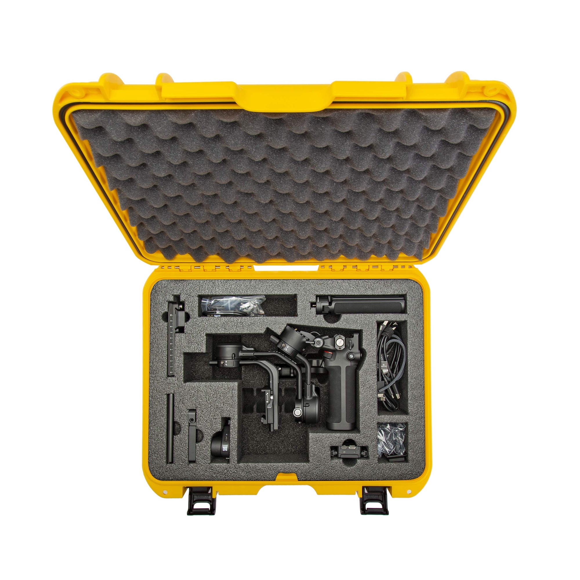Waterproof Nanuk Hard Case with Foam Insert for DJI Ronin RSC 2 and Pro Combo Version - Yellow