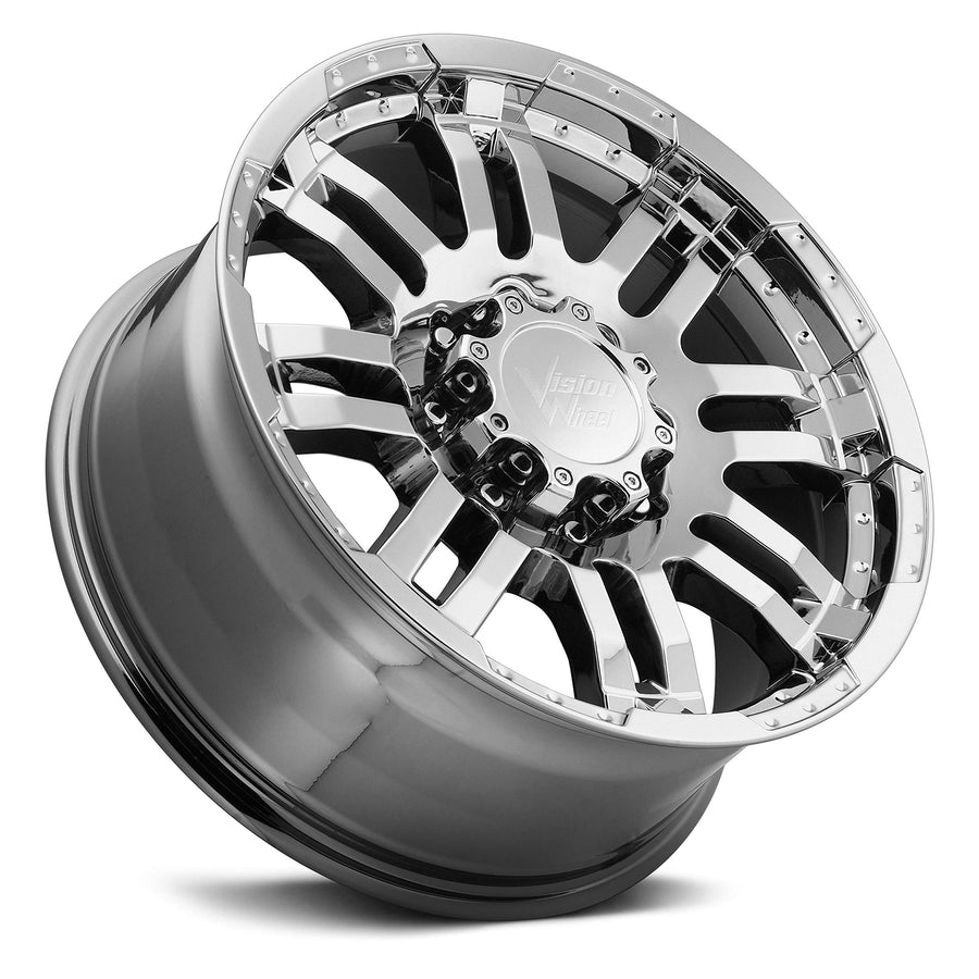 Chrome VISION OFF-ROAD WARRIOR Wheel (0 x 6.5 inches /5 x 130 mm, 45 mm Offset)
